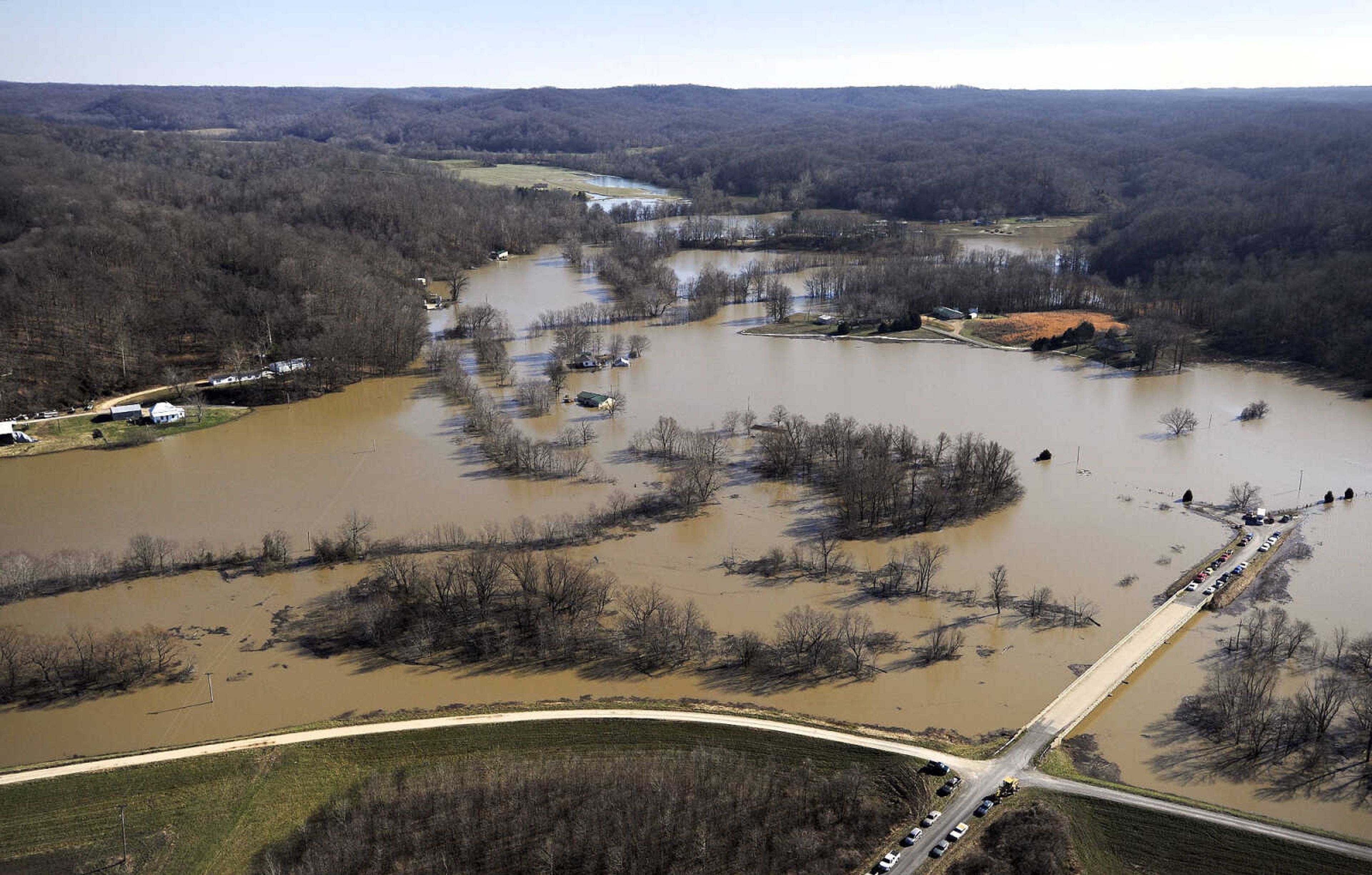 LAURA SIMON ~ lsimon@semissourian.com

Floodwater is seen in Scott City, Saturday, Jan. 2, 2016.