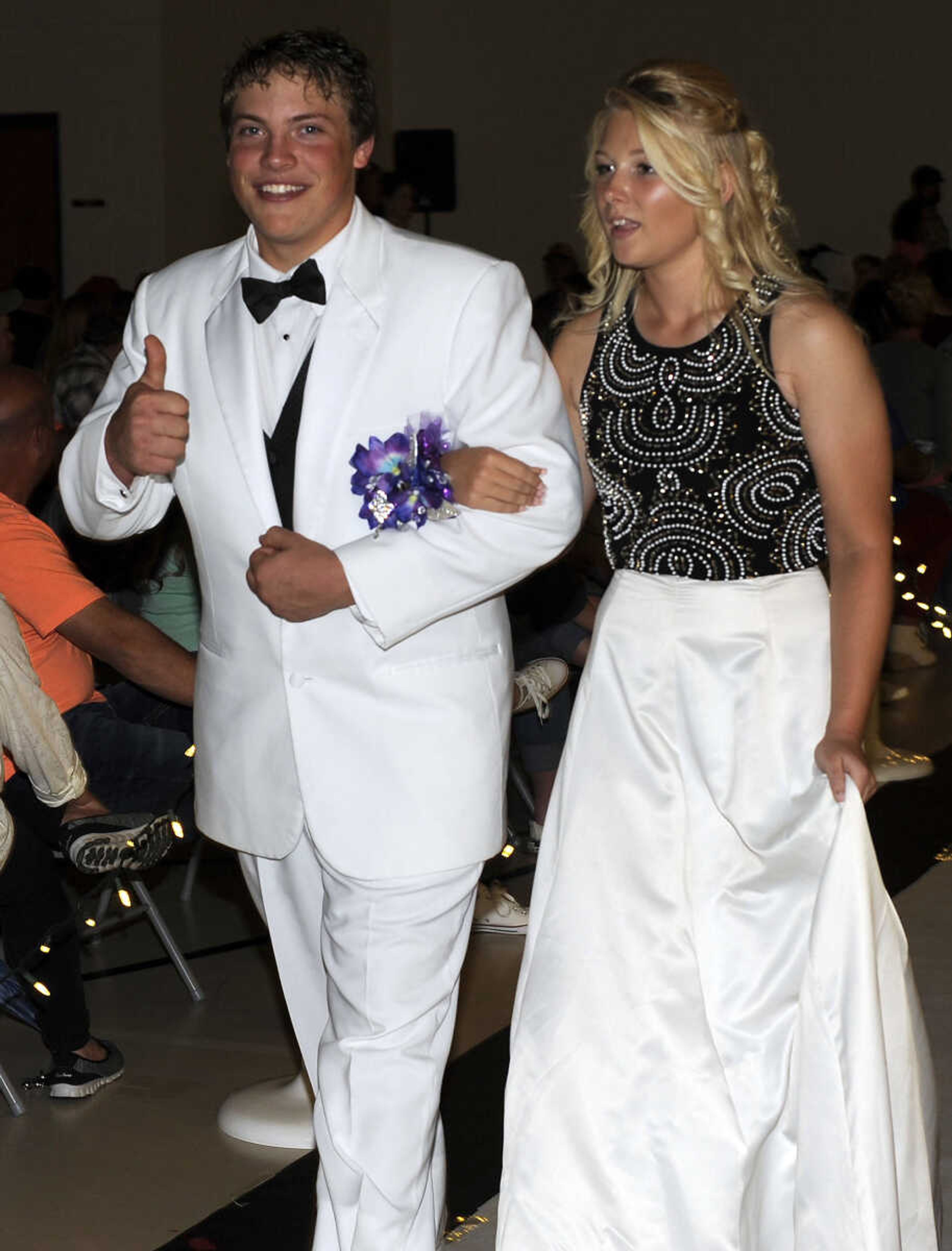 FRED LYNCH ~ flynch@semissourian.com
Kelly High School students enter for their prom, "An Evening Around the World," on Saturday, April 29, 2017 at Kelly High School.