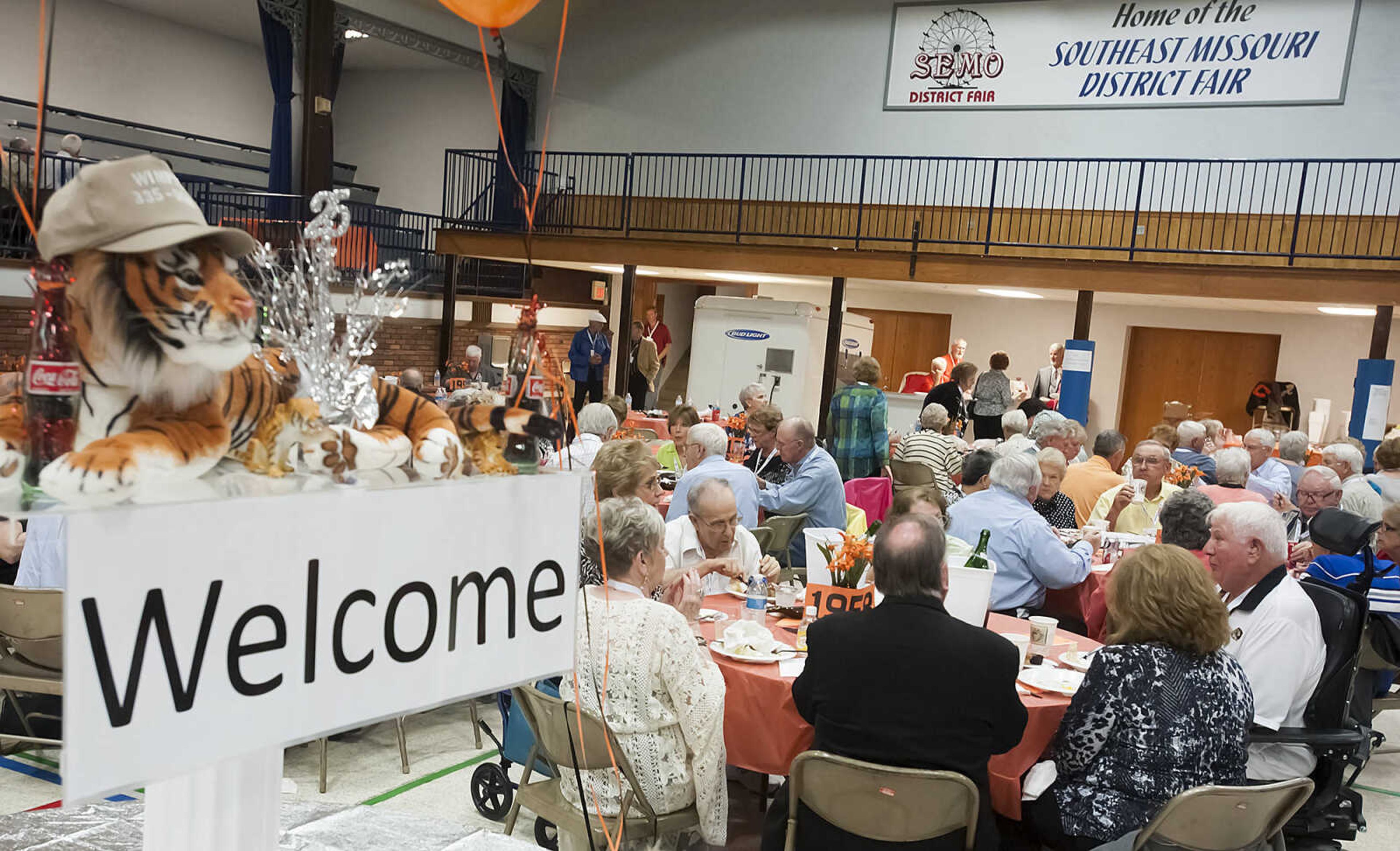 More than 500 graduates from Central High School gathered for dinner, live music and dancing Saturday, Oct. 5, at the Arena Building in Cape Girardeau. The classes of 1950-1959 gathered for the Fabulous Fifties Central High School Reunion 2013.