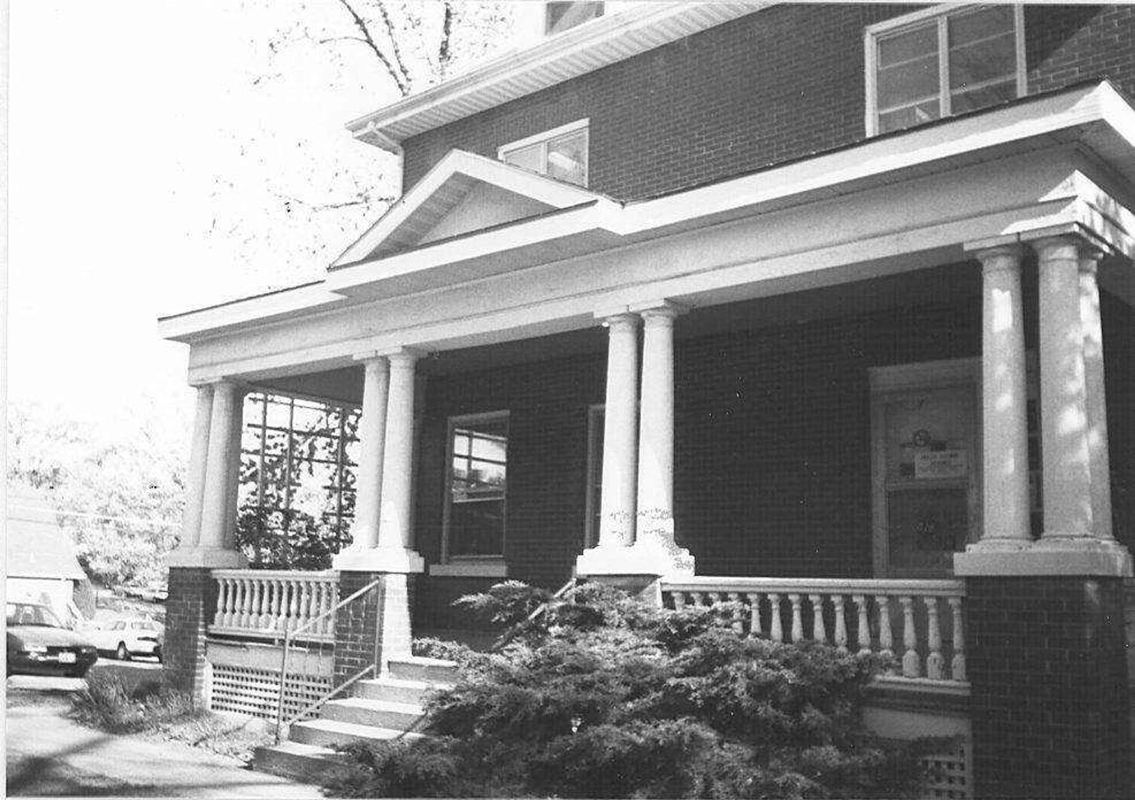 The Moore-Hawn House, home of professor Henry Moore, stood at 828 North St. until it was demolished in 2006.