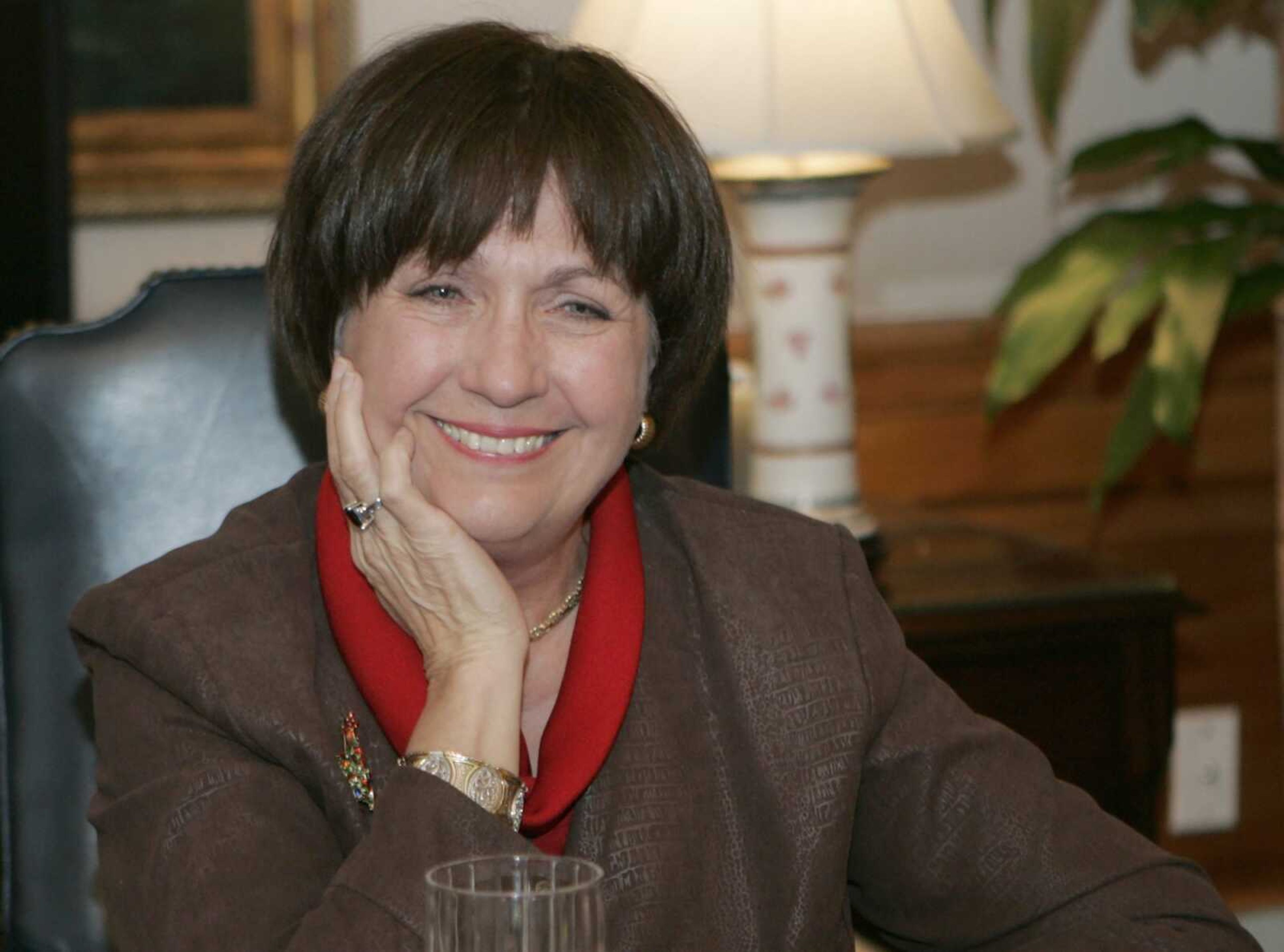 Former Louisiana Gov. Kathleen Blanco is seen in her Baton Rouge office in 2007.