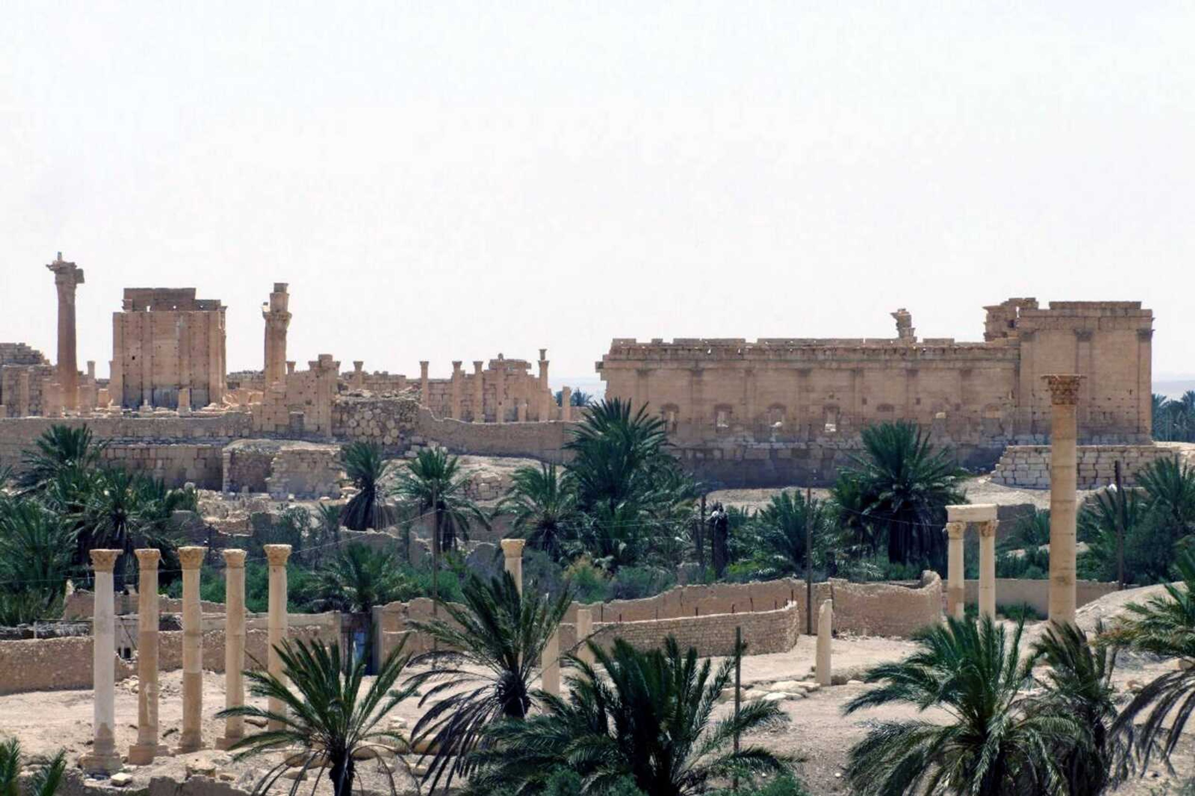 Islamic State militants on Wednesday seized parts of the ancient town of Palmyra, pictured above, after fierce clashes with government troops, renewing fears the extremist group would destroy the priceless archaeological site if it reaches the ruins. (SANA)