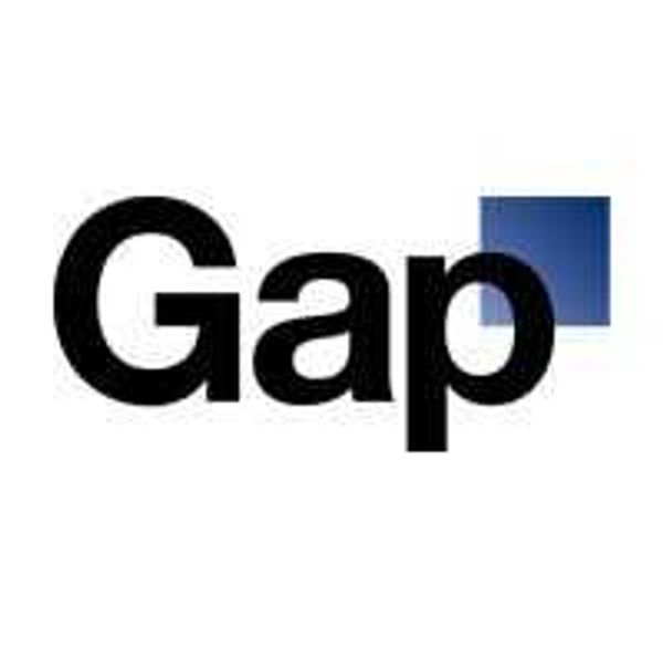 This image provided by Gap, Inc. shows the new logo. Gap is taking a lot of flak online for stealthily swapping out its decades-old white-on-navy blue logo. (AP Photo/Gap, Inc.) NO SALES