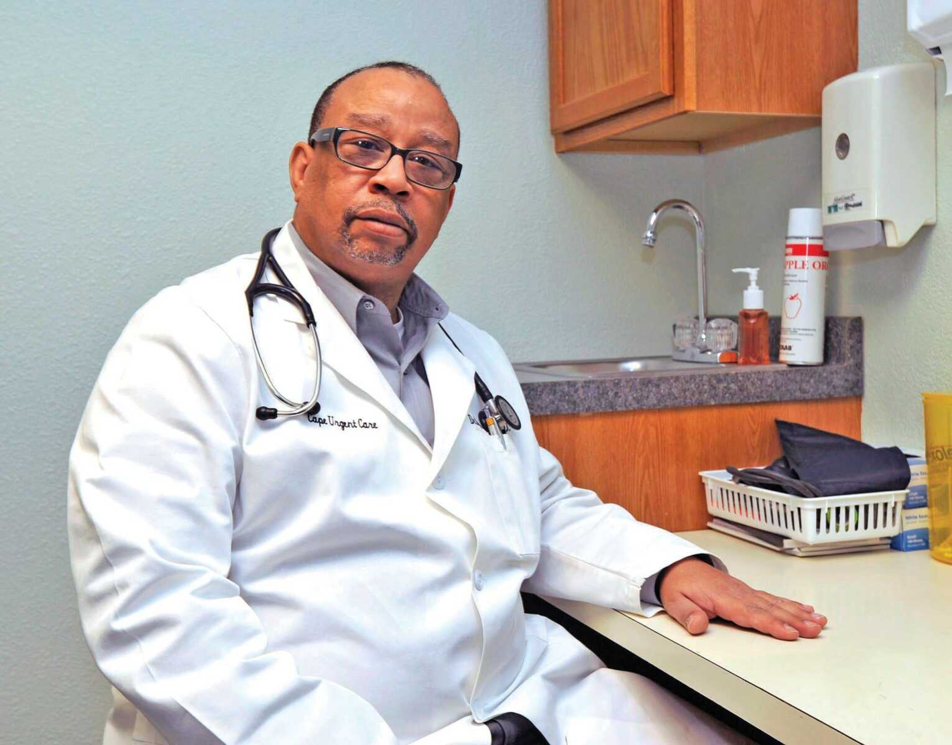 Dr. Byron Glenn at Cape Urgent Care (Fred Lynch)