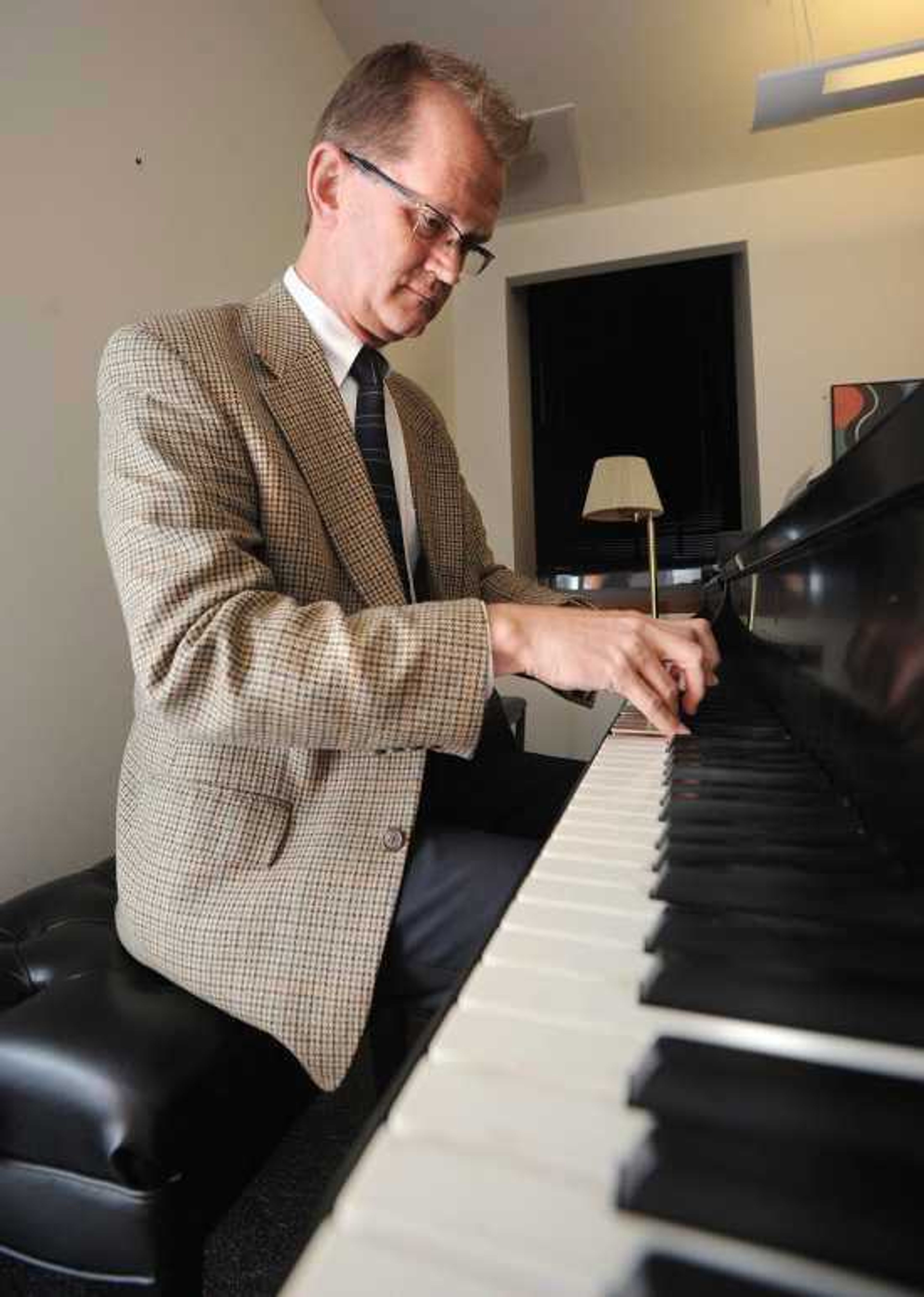 Kevin Hampton, chairman and professor of Southeast Missouri State University's Department of Music, will perform Wednesday, March 29, at a piano concert at the River Campus in Cape Girardeau.