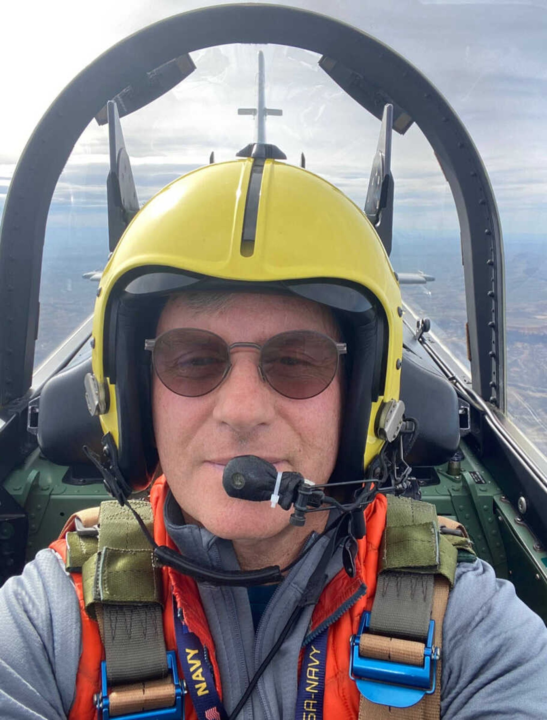 Tom Trotter flies an airplane. In addition to being a captain in the Navy, Trotter has worked as a pilot for private companies and flown to Central and South America, Europe, Australia and Asia, and has also worked as an Alaskan bush pilot. 
