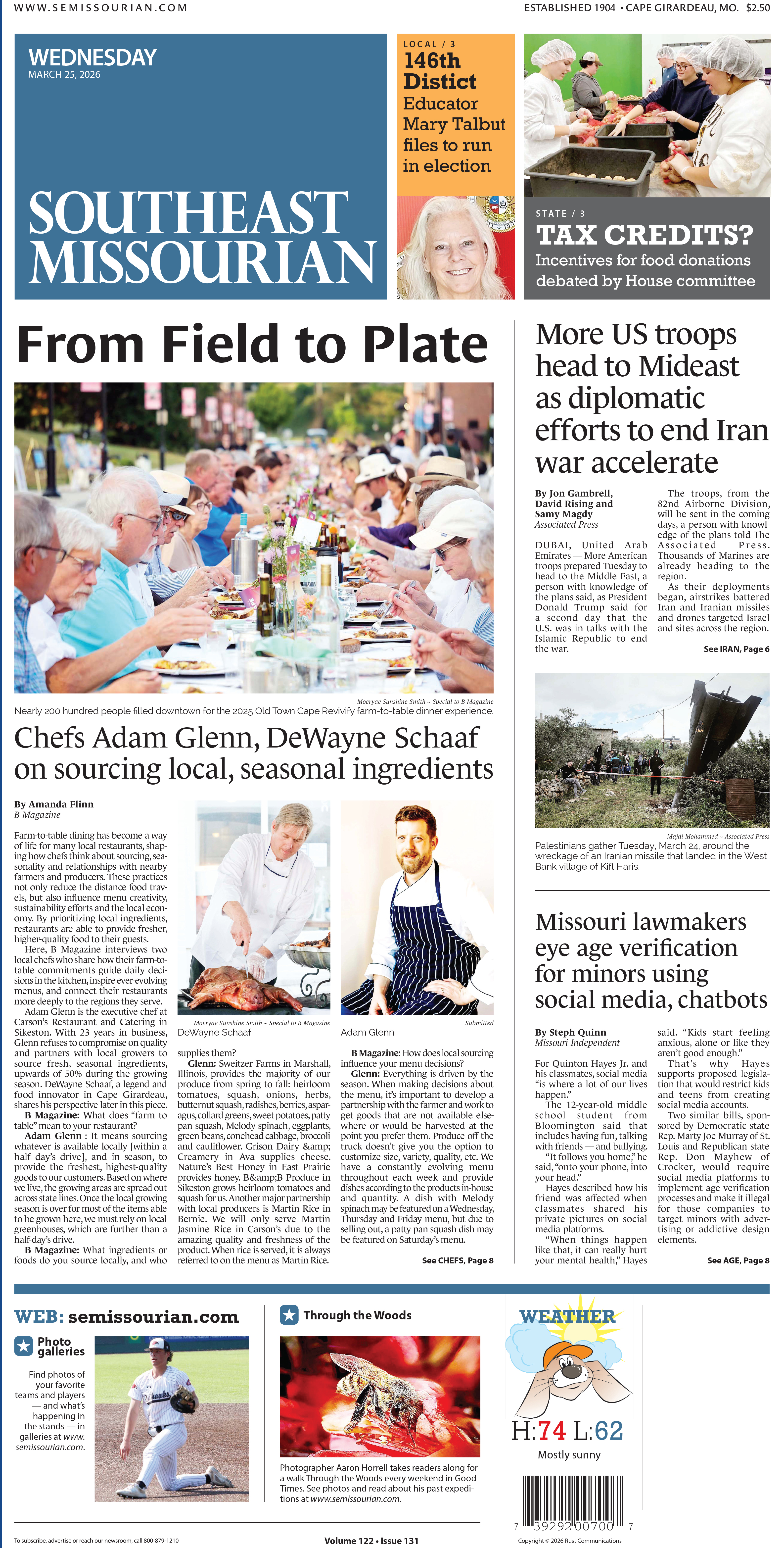 Wednesday, March 25, 2026: E-Edition
