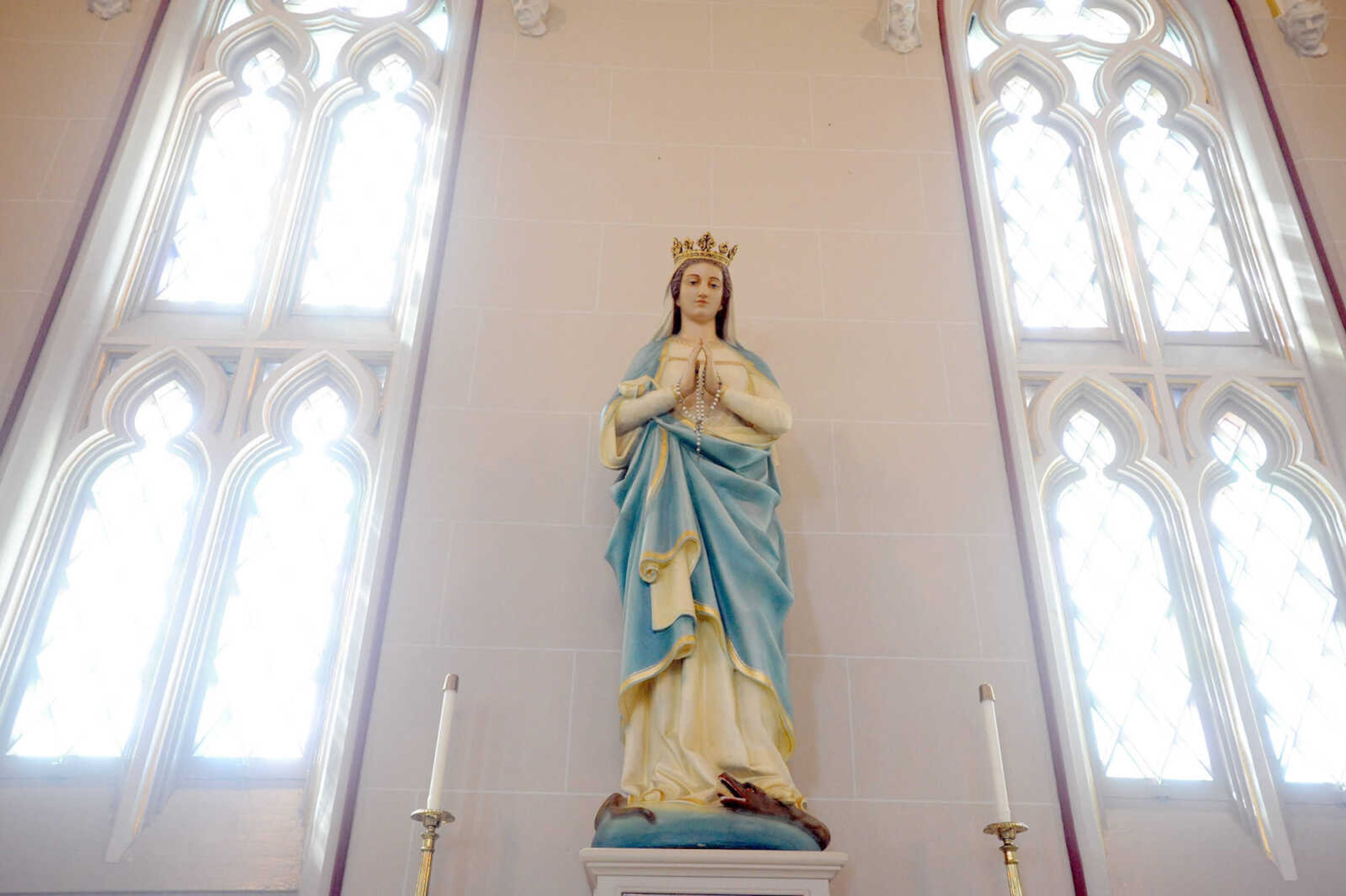 LAURA SIMON ~ lsimon@semissourian.com

The interior of Old St. Vincent's Catholic Church is seen Monday, March 30, 2015, in Cape Girardeau.