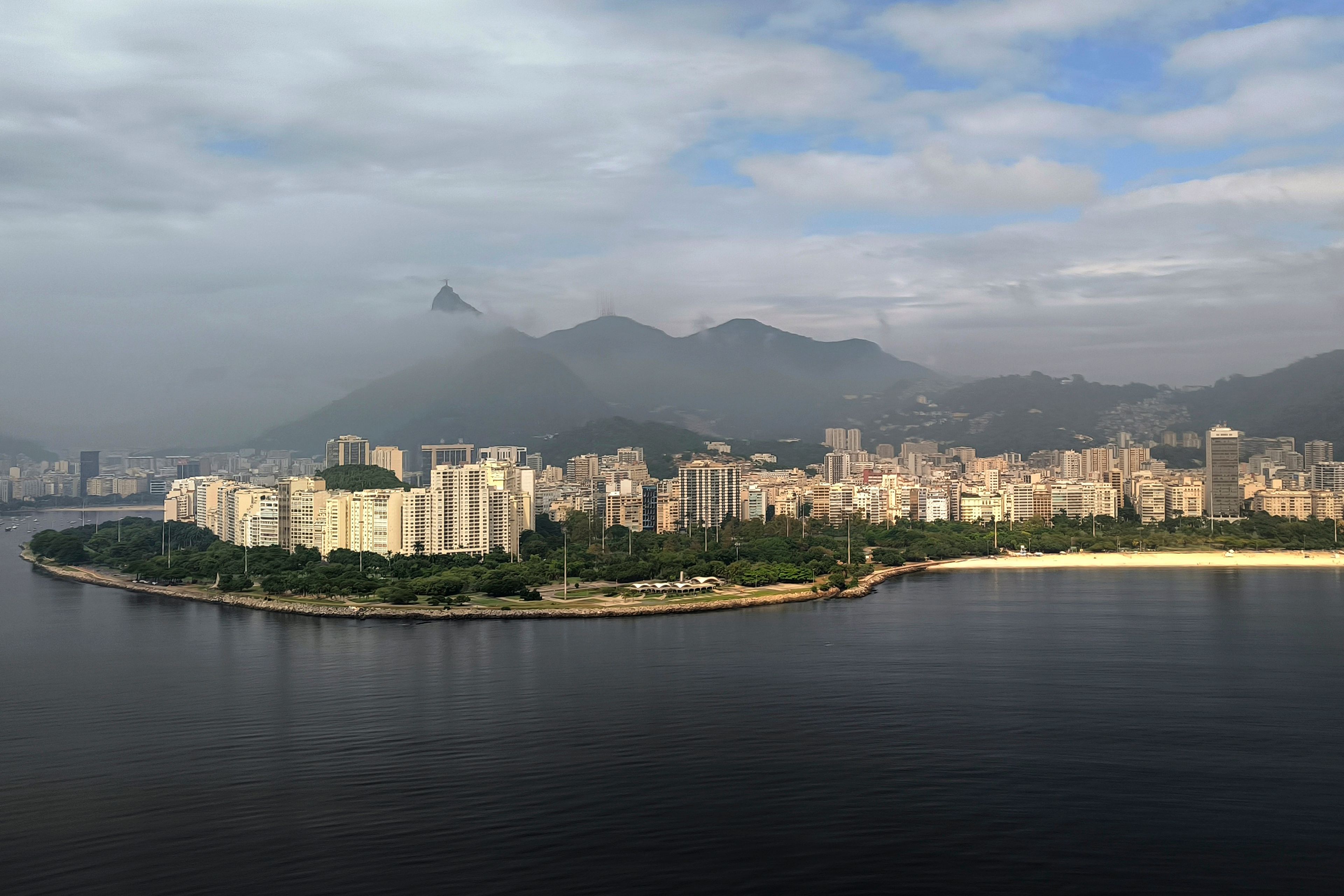 Rio de Janeiro city on Sunday, Nov. 17, 2024, who will host the G20 Summit next Monday and Tuesday. (AP Photo/Eraldo Peres)