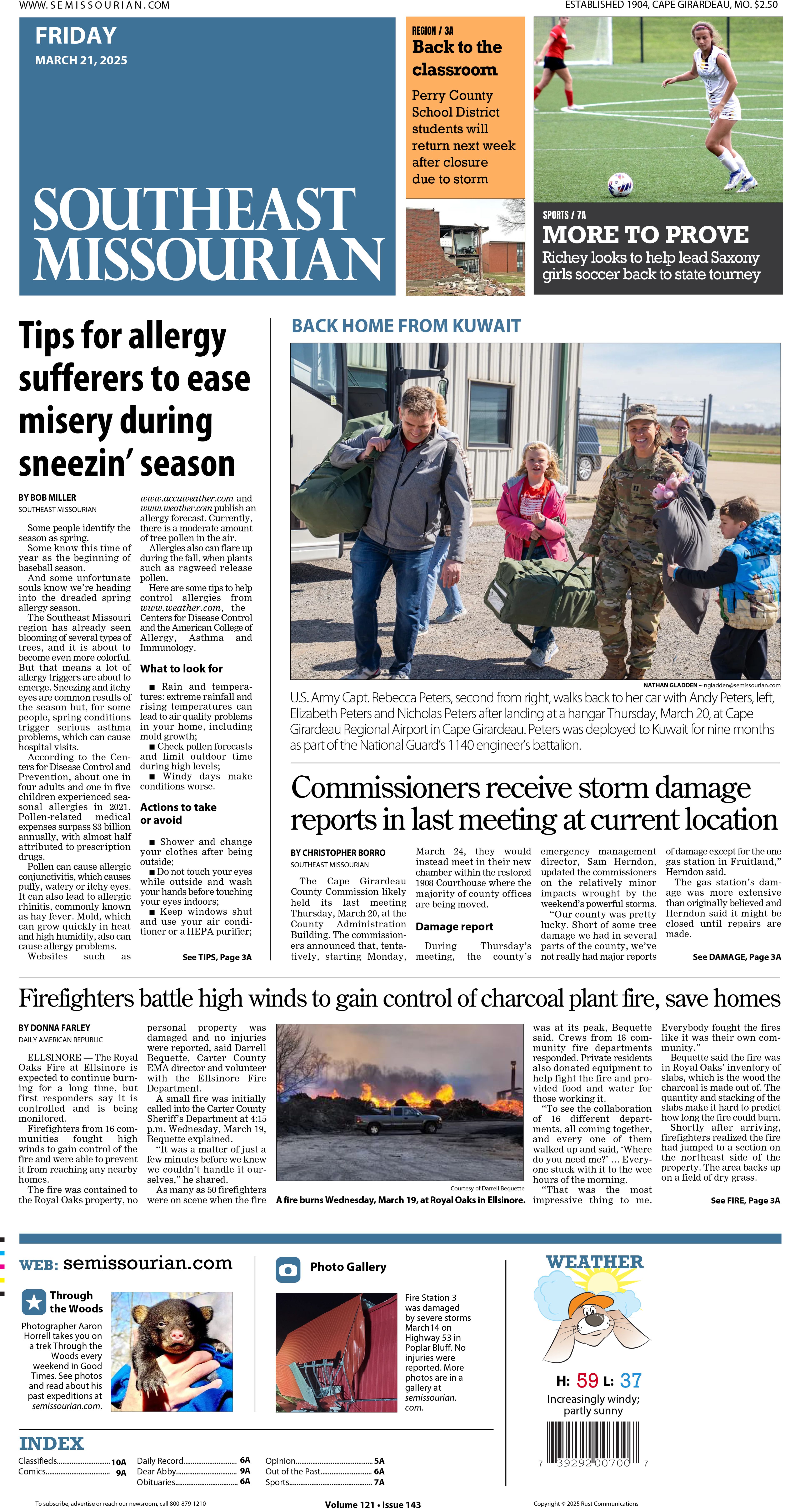 Friday, March 21, 2025: E-Edition