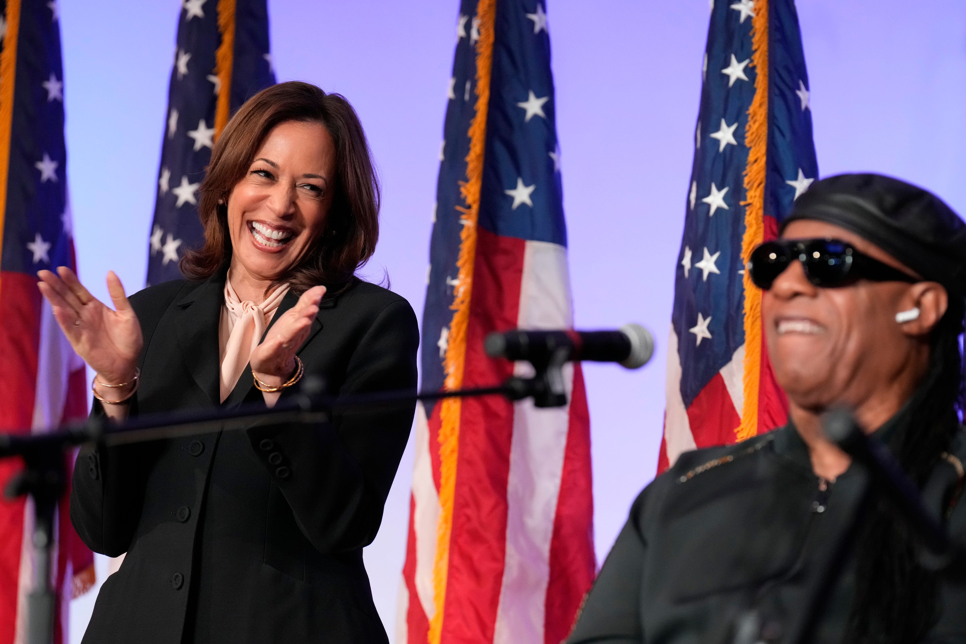 The Latest: Trump heads to North Carolina while Harris stumps in the Midwest