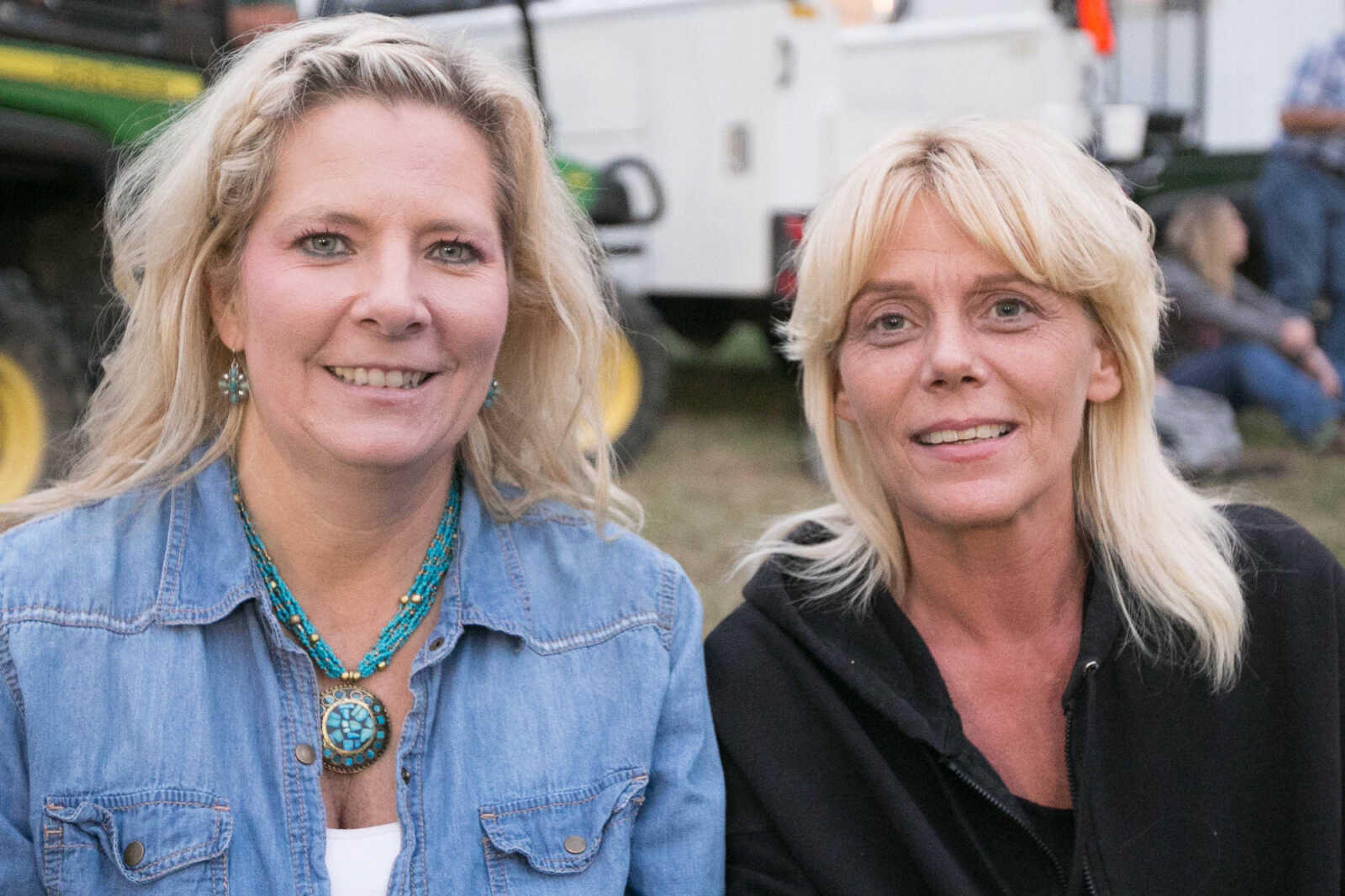 GLENN LANDBERG ~ glandberg@semissourian.com

Sheri Cunningham, left, and Kim Beussink pose for a photo at the East Perry Community Fair Saturday, Sept. 26, 2015 in Altenburg, Missouri.