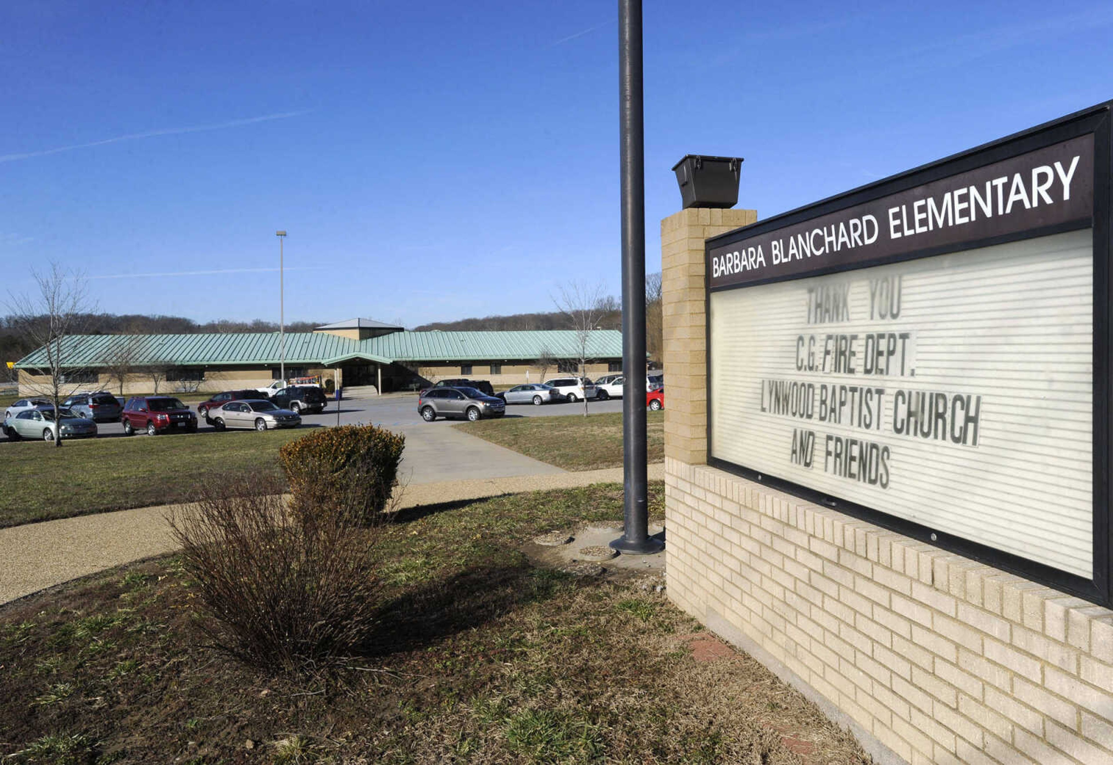 FRED LYNCH ~ flynch@semissourian.com
Classes are back at Blanchard Elementary School Monday, Jan. 30, 2012 since the Dec. 6 fire.