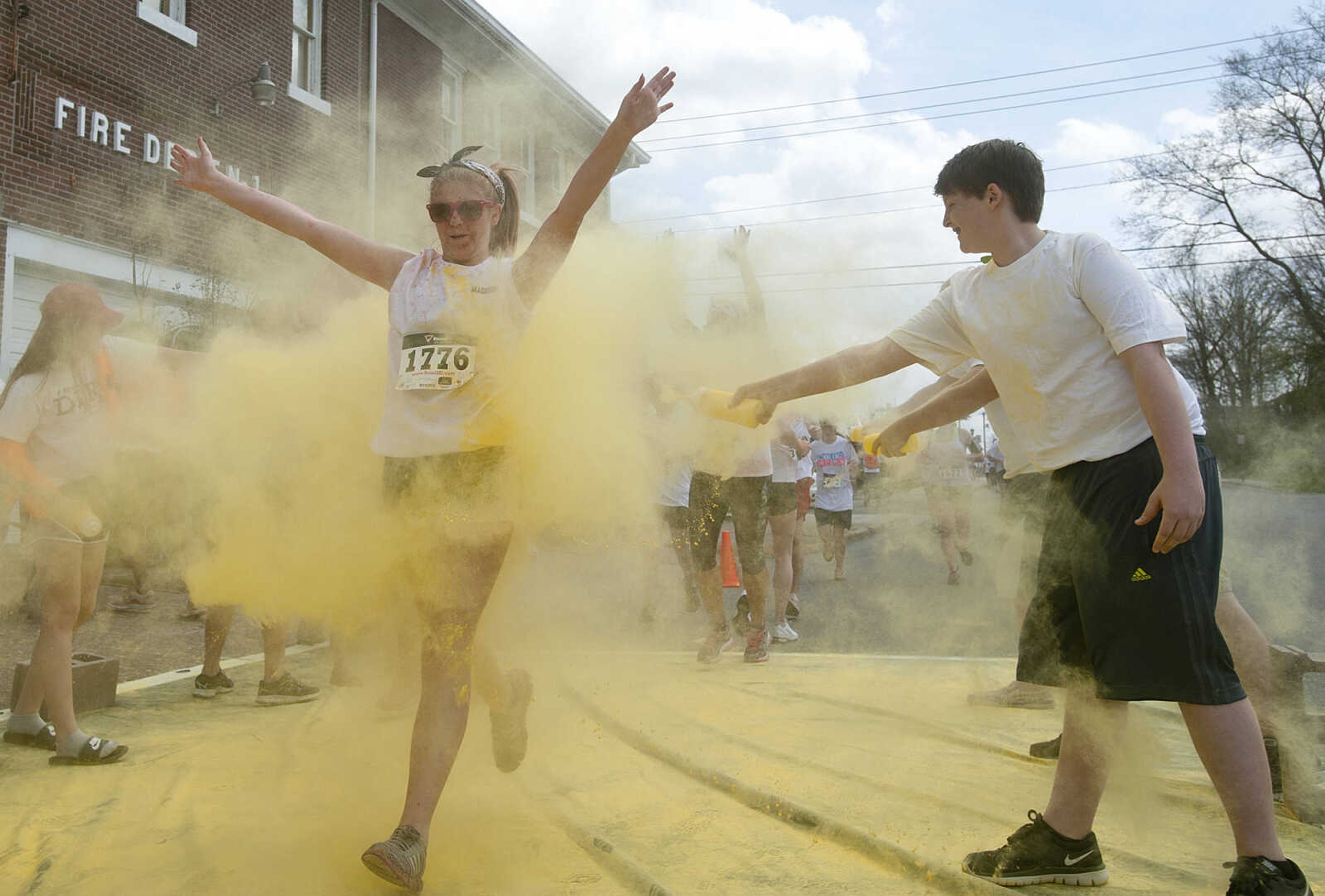 ADAM VOGLER ~ avogler@semissourian.com
The Color Me Cape 5k Saturday, April 12, in Cape Girardeau.