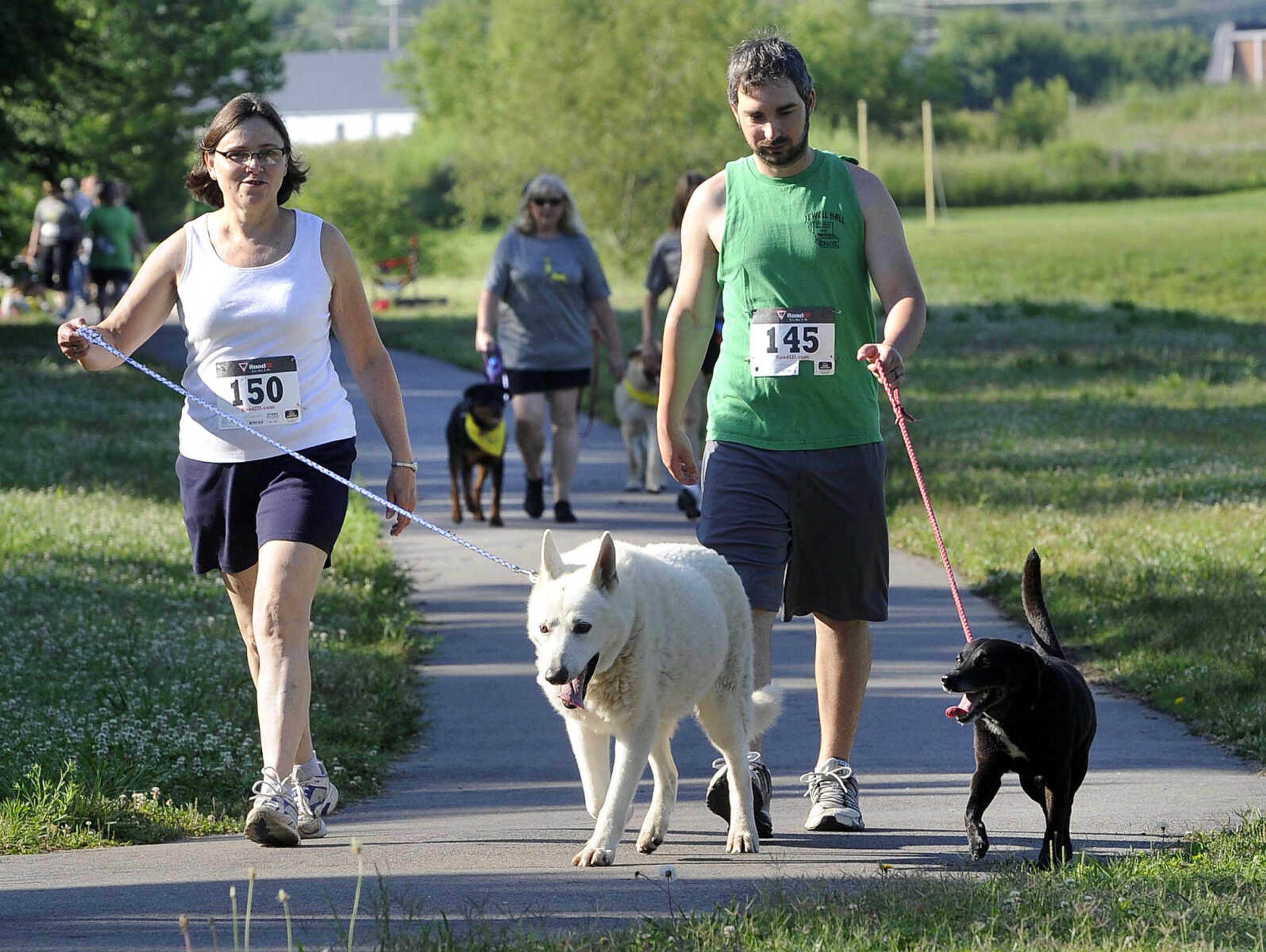 Furry 5K and one-mile Fun Walk Saturday, June 6, 2015 in Cape Girardeau.