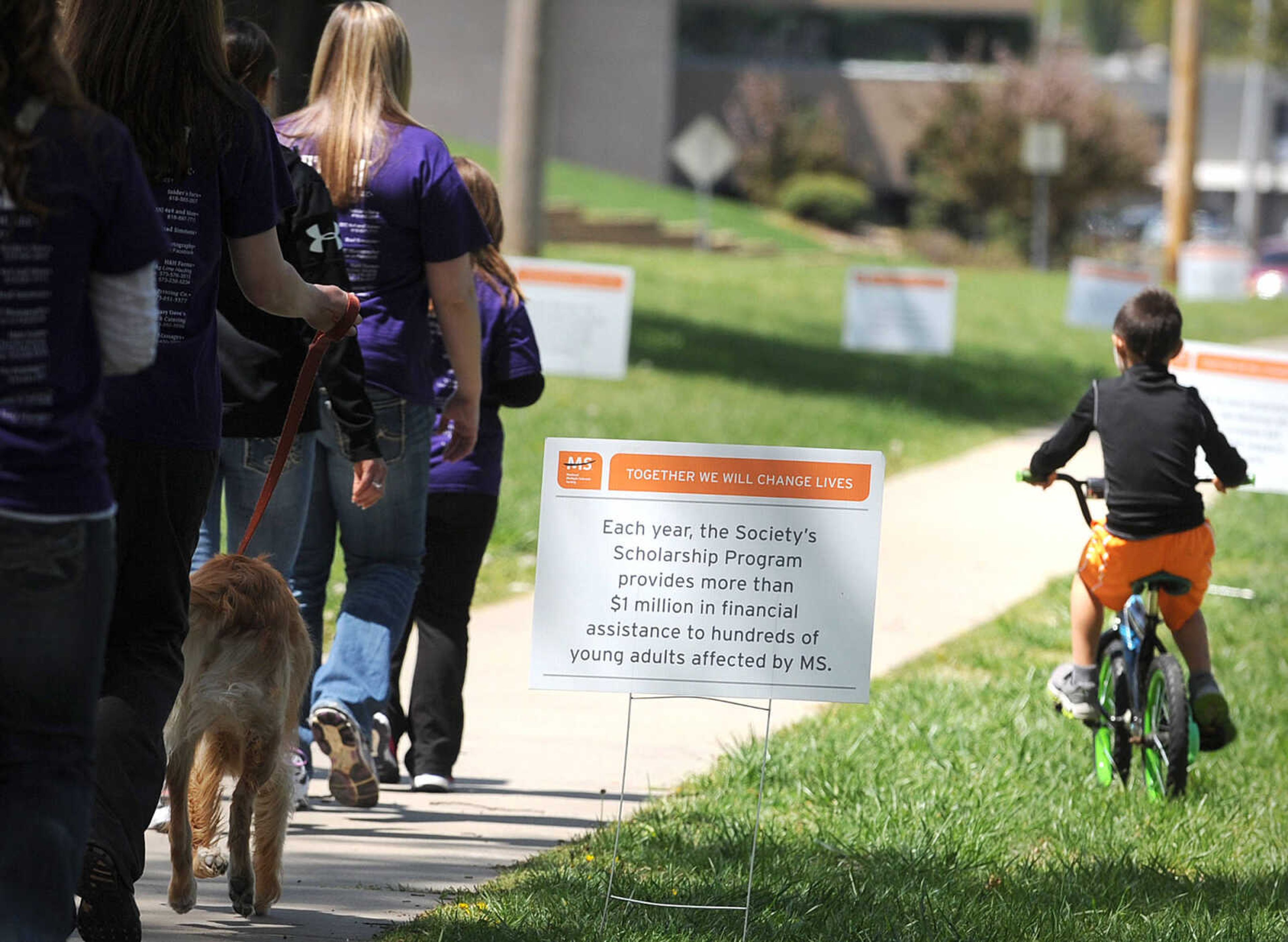 LAURA SIMON ~ lsimon@semissourian.com

The 25th annual Walk MS, Sunday afternoon, April 21, 2013 at Capaha Park.