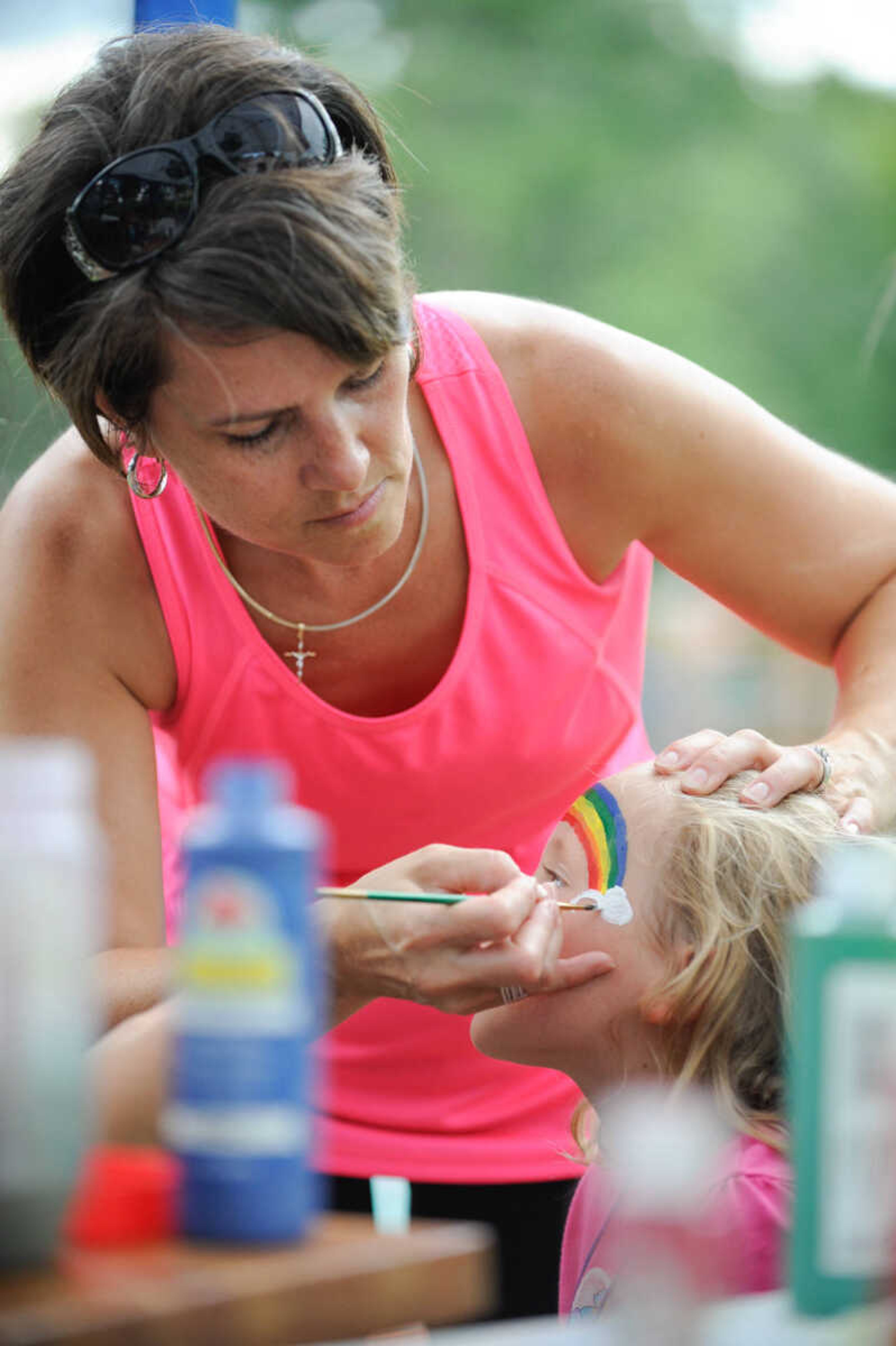 GLENN LANDBERG ~ glandberg@semissourian.com


Sophia Collinson has her face painted during the the annual parish picnic on Saturday, July 30, 2016 at St. John's Catholic Church in Leopold, Mo.