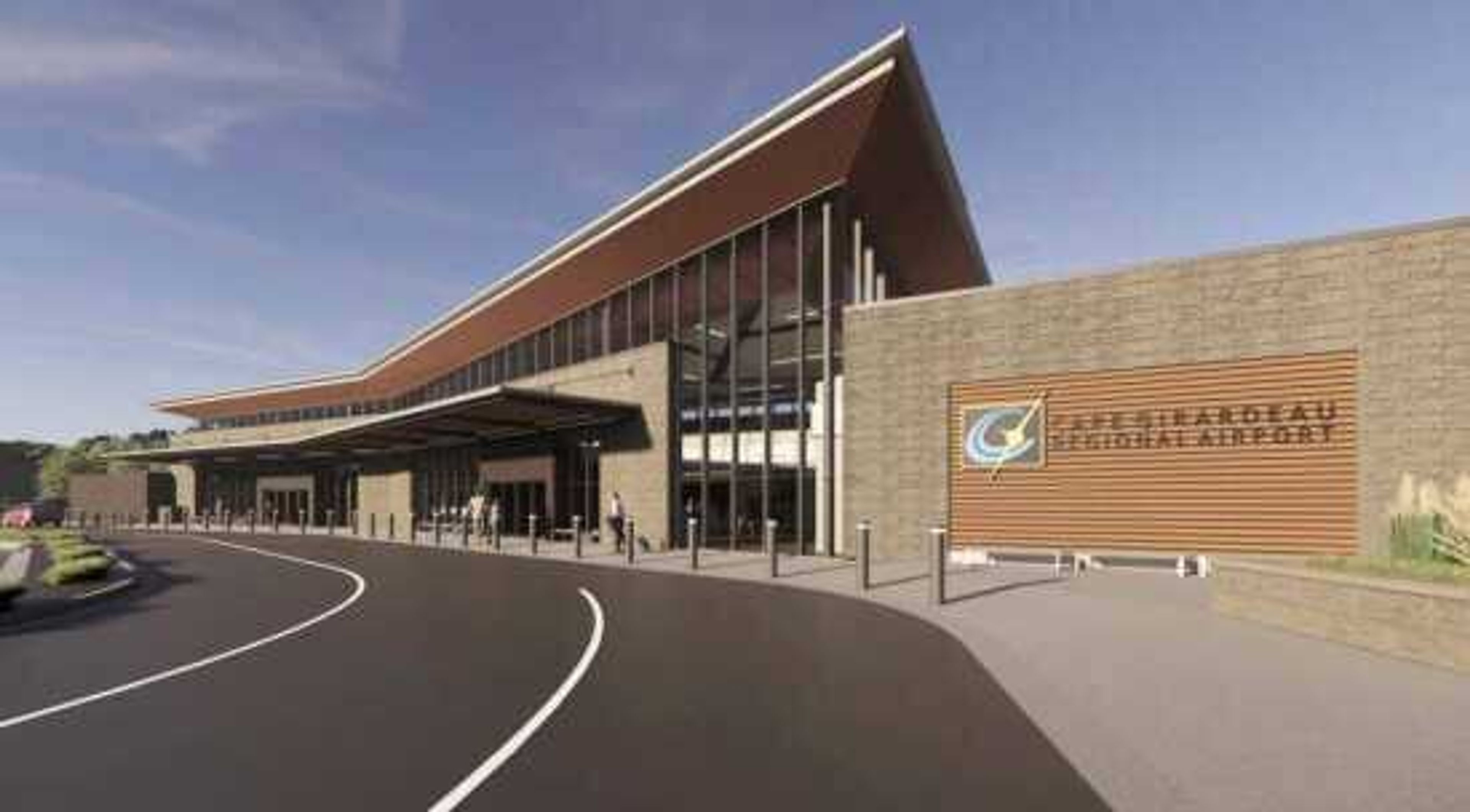 A rendering of the new terminal at Cape Girardeau Regional Airport.