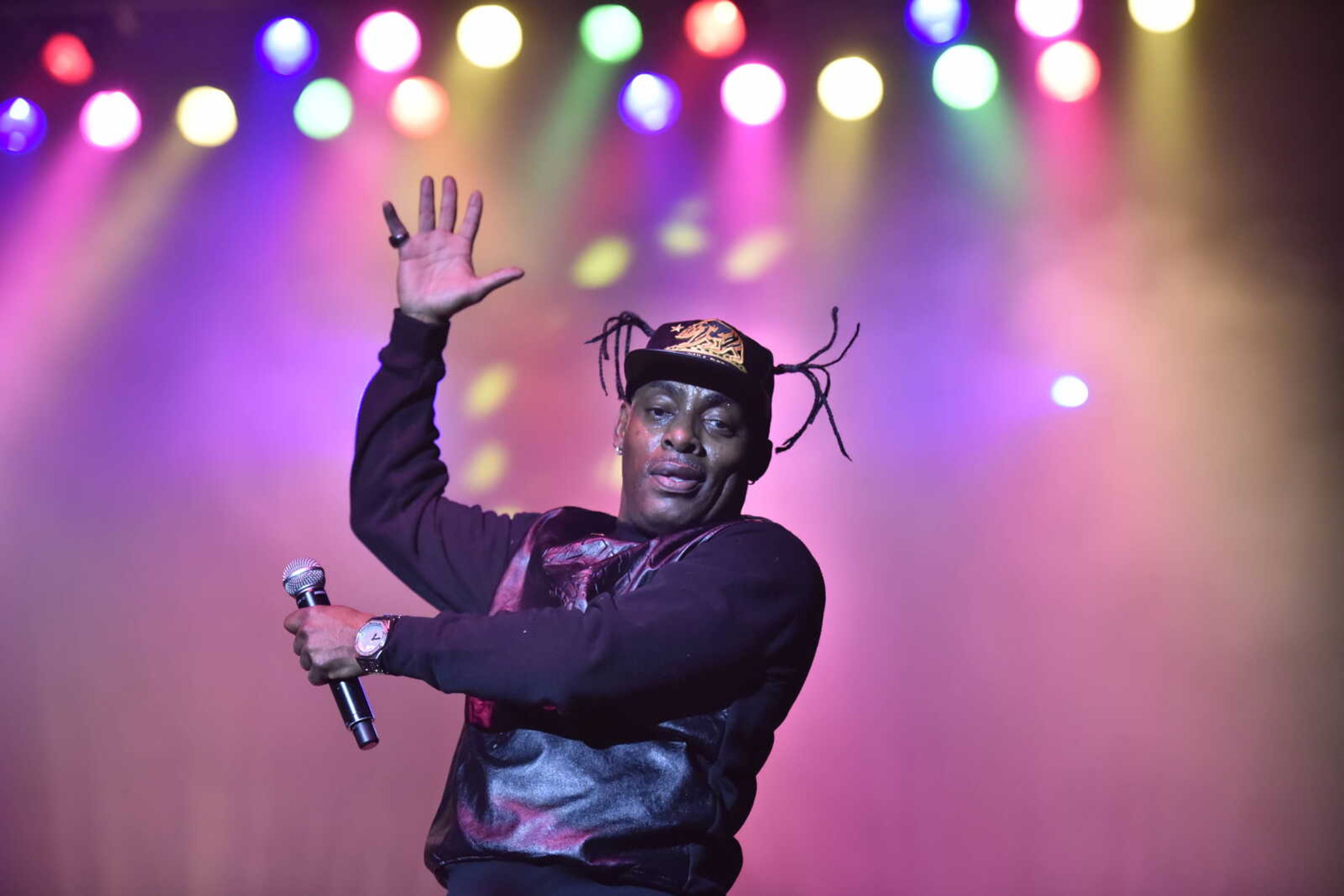 LAURA SIMON ~ lsimon@semissourian.com

Coolio performs during the I Love the 90's tour at the Show Me Center on Thursday, Nov. 17, 2016.