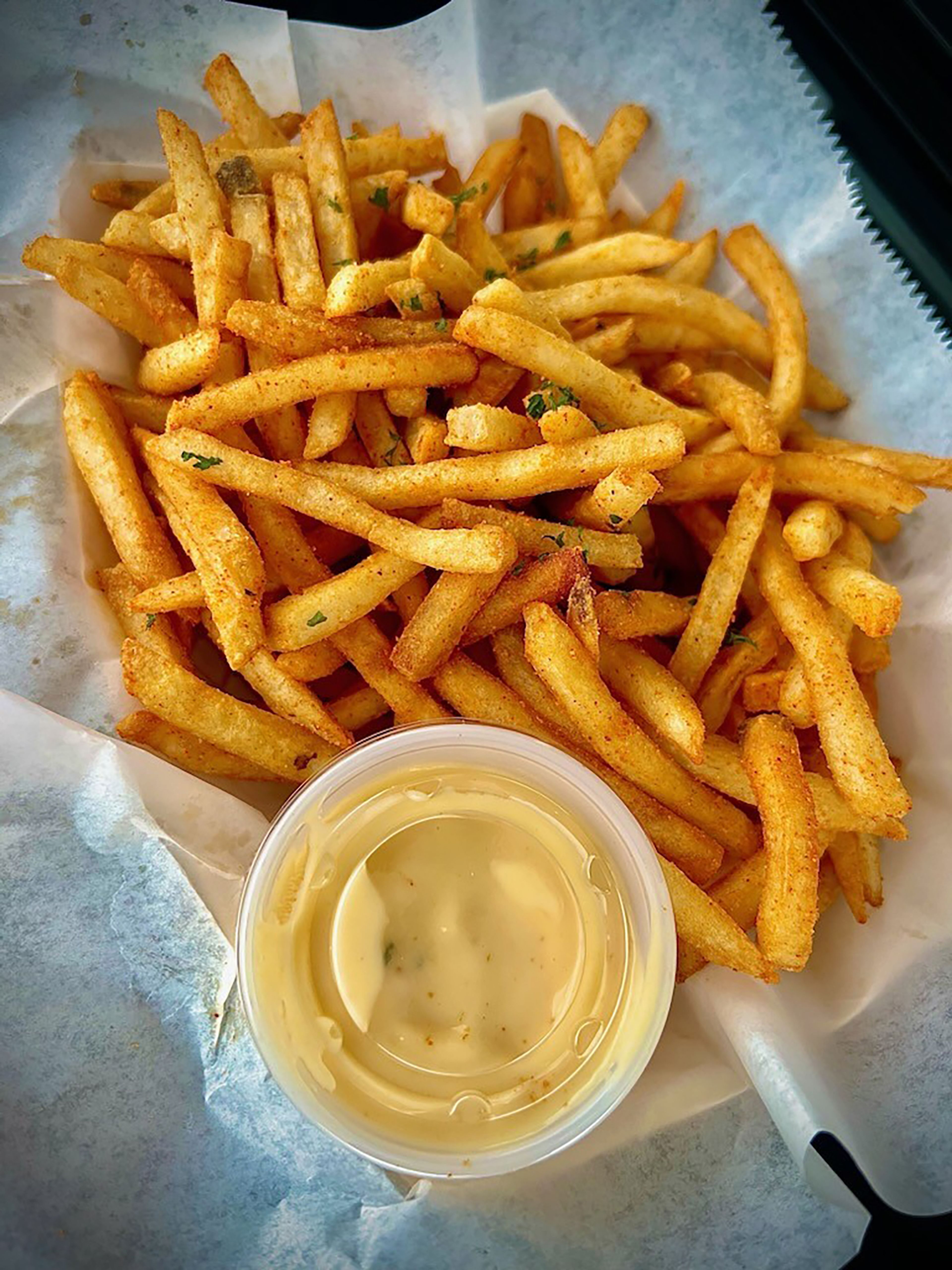 Their golden crisp, evenly seasoned Asian kick fries have turned this amateur eater into a wannabe French Fry connoisseur.