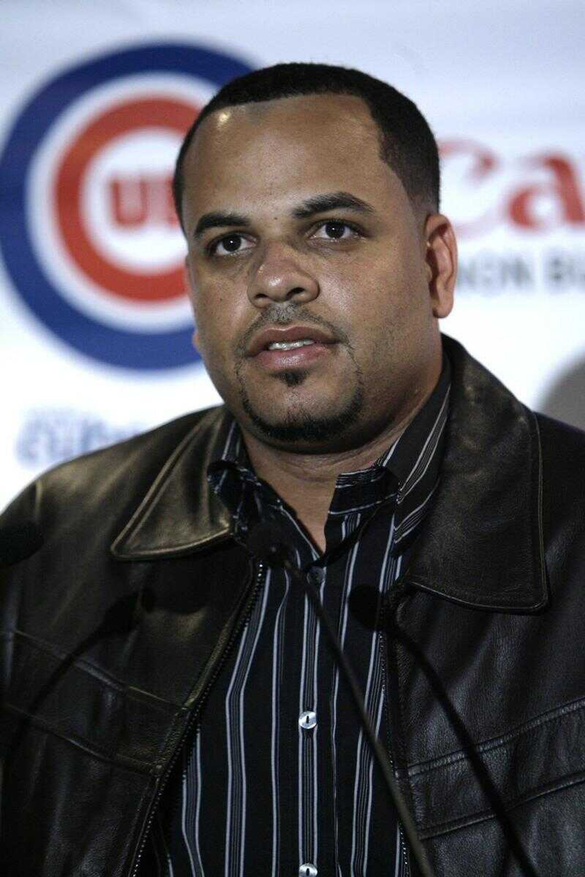 Chicago Cubs' Aramis Ramirez speaks at a news conference in Chicago Tuesday, Nov. 21. 2006. The Cubs announced Tuesday that the club has agreed to a five-year deal with Ramirez. (AP Photo/Nam Y. Huh)