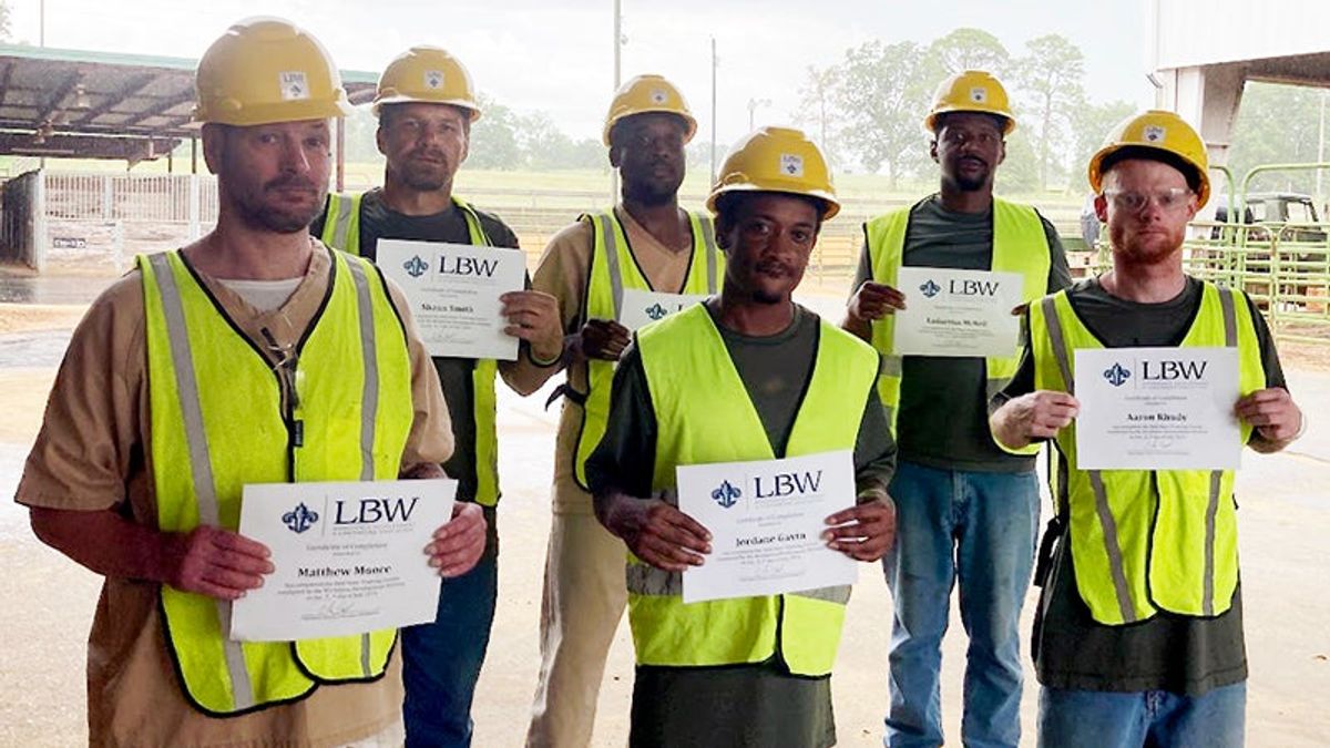 County jail inmates receive job training through CCSO, LBW partnership