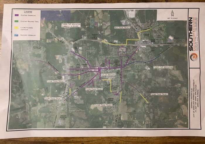 Andalusia sidewalk project expands