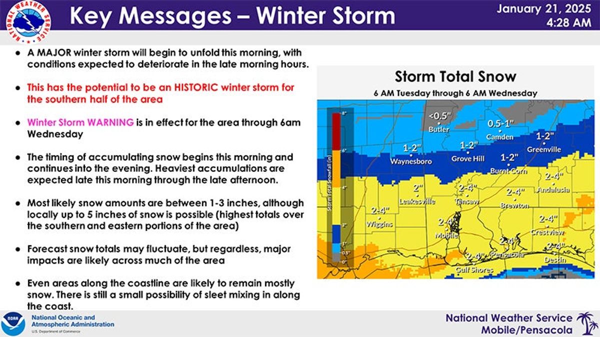 County braces for snow in possible historic winter storm