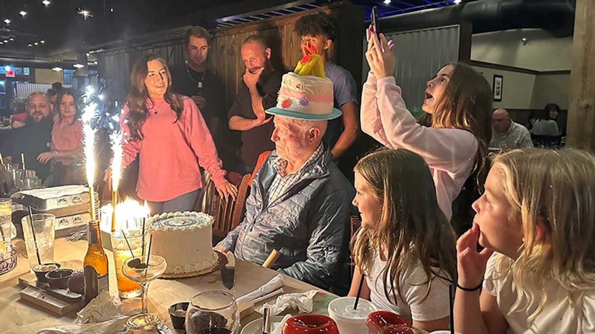 Capt. Matt Rutherford Capt. Rutherford celebrates 96th birthday with family member...