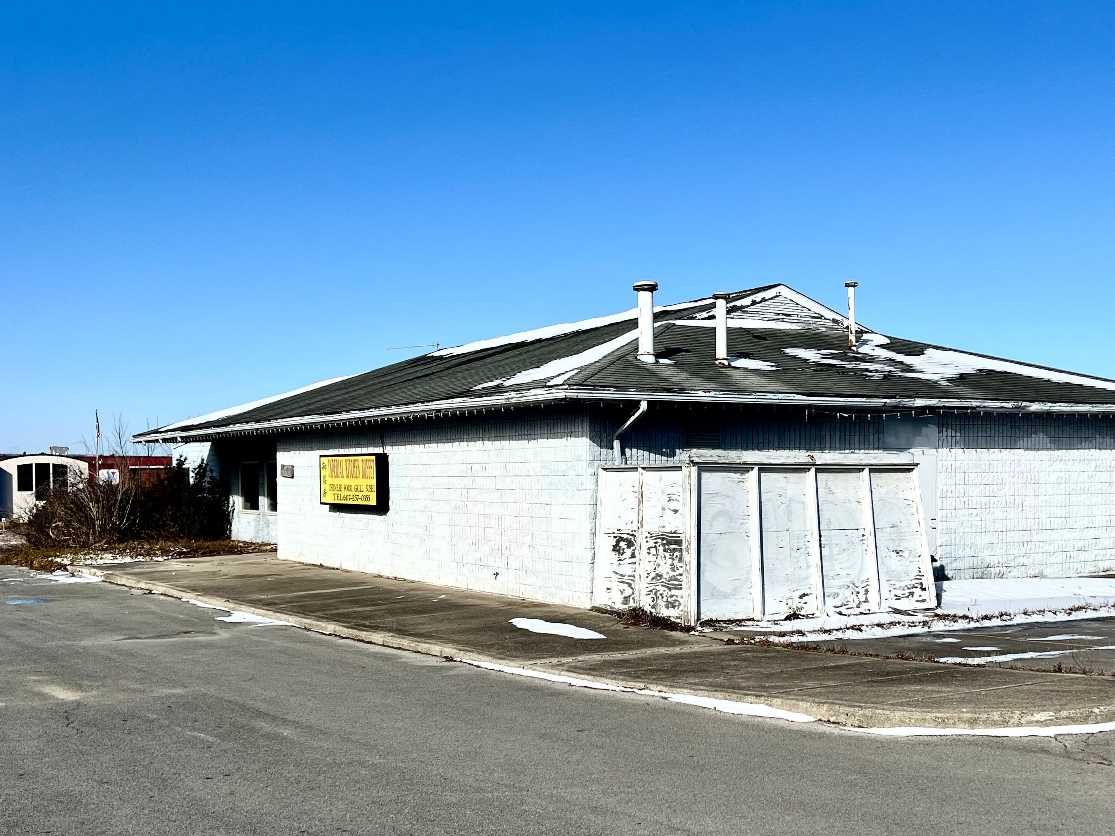 The site at 11 W. Graham Rd. in the Village of Lansing, formerly home to Imperial Kitchen Buffet, where a developer has proposed demolishing the existing building to make way for a new Chipotle Mexican Grill location.