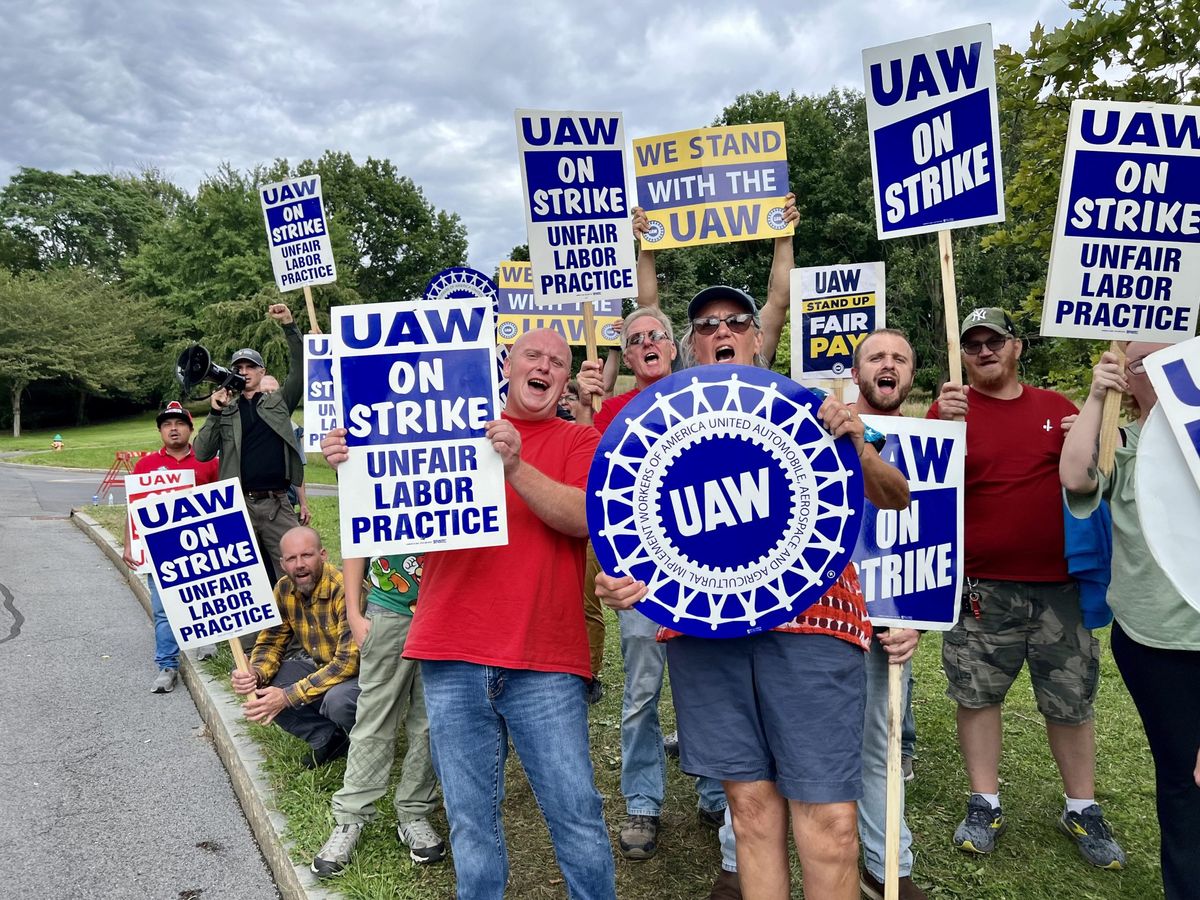 Cornell workers go on strike