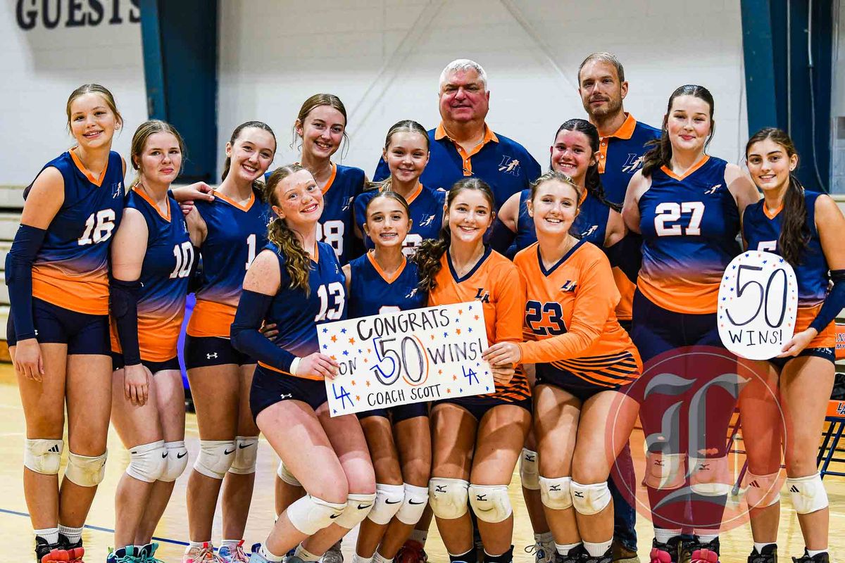 Lewis notches 50th win as LaGrange Academy volleyball head c...