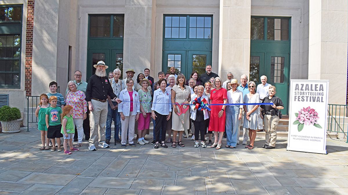 Azalea Storytelling cuts ribbon on new office at LaGrange College