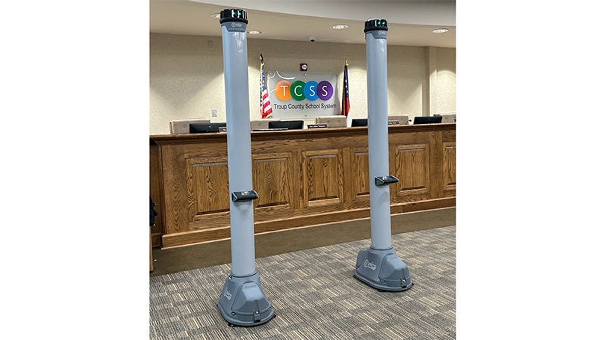 WATCH: School board gets demonstration on new weapons detection system...