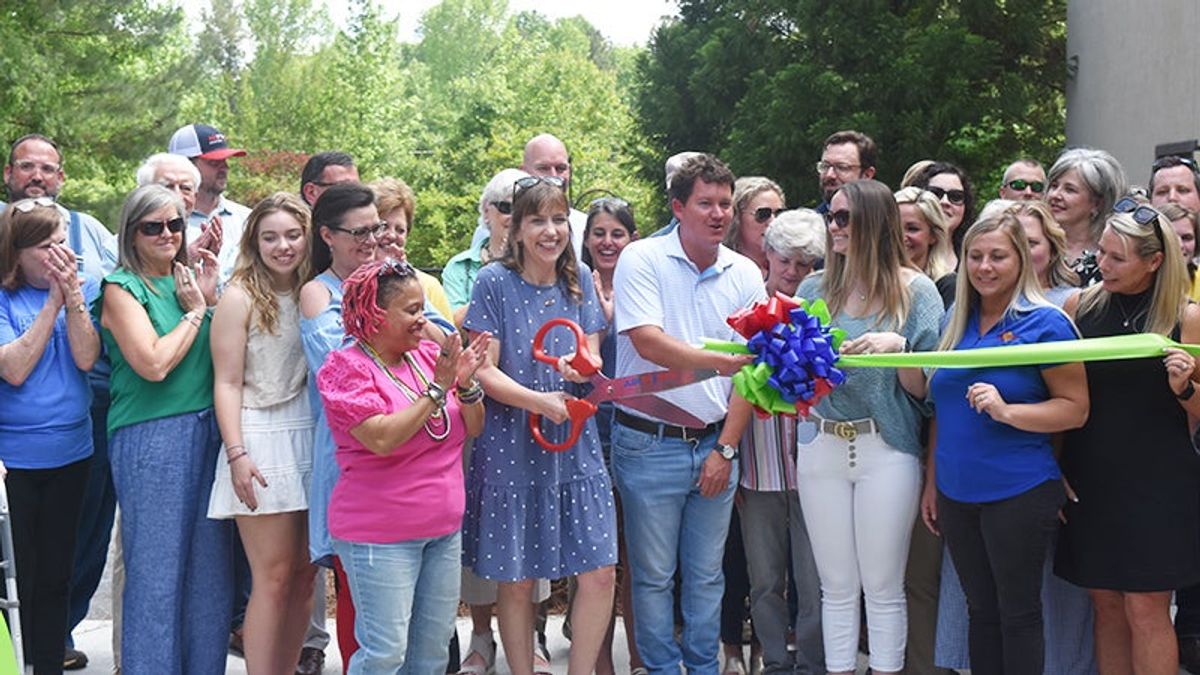 Ribbon cutting held for Exceptional Way's new outdoor area