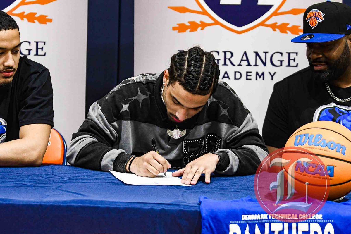 PHOTOS: LaGrange Academy's Bradfield signs to play college basketball at Denmark Tech