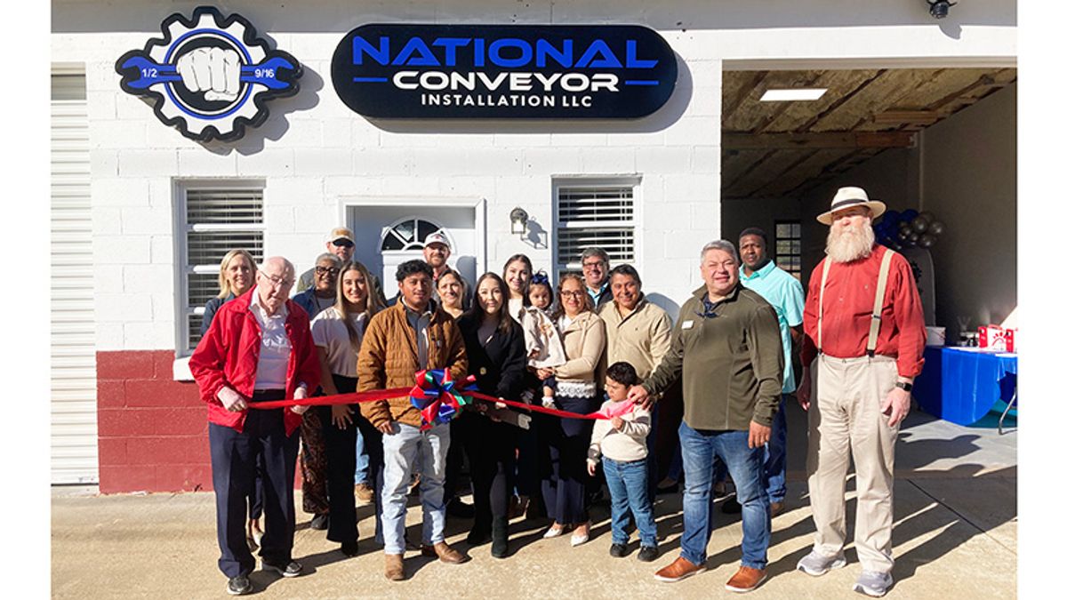 Chamber cuts ribbon on National Conveyor Installation in LaGrange