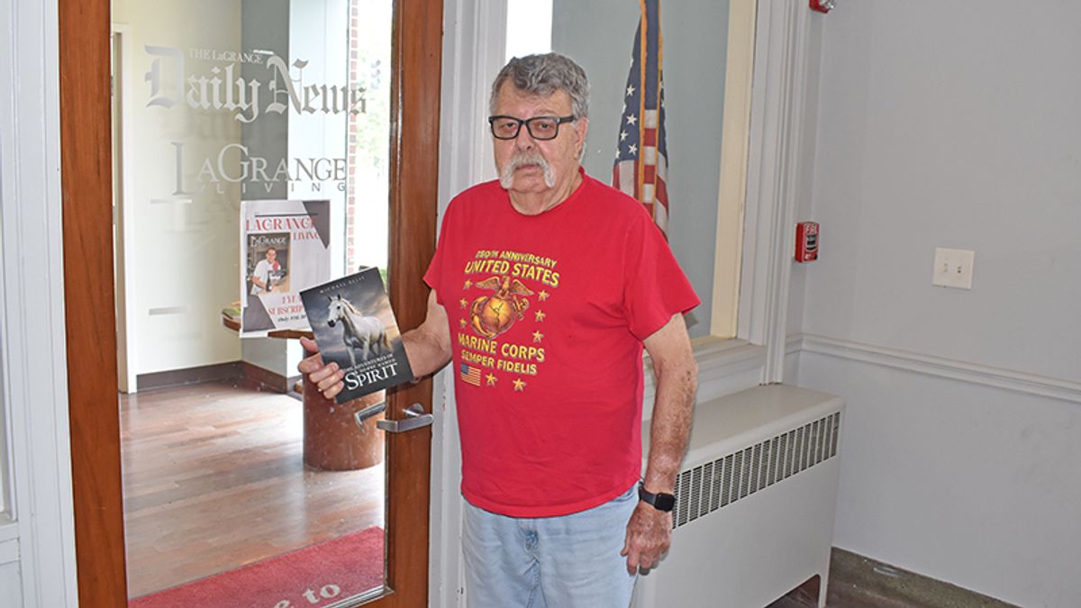 Local author and veteran writes about his horses to help with PTSD