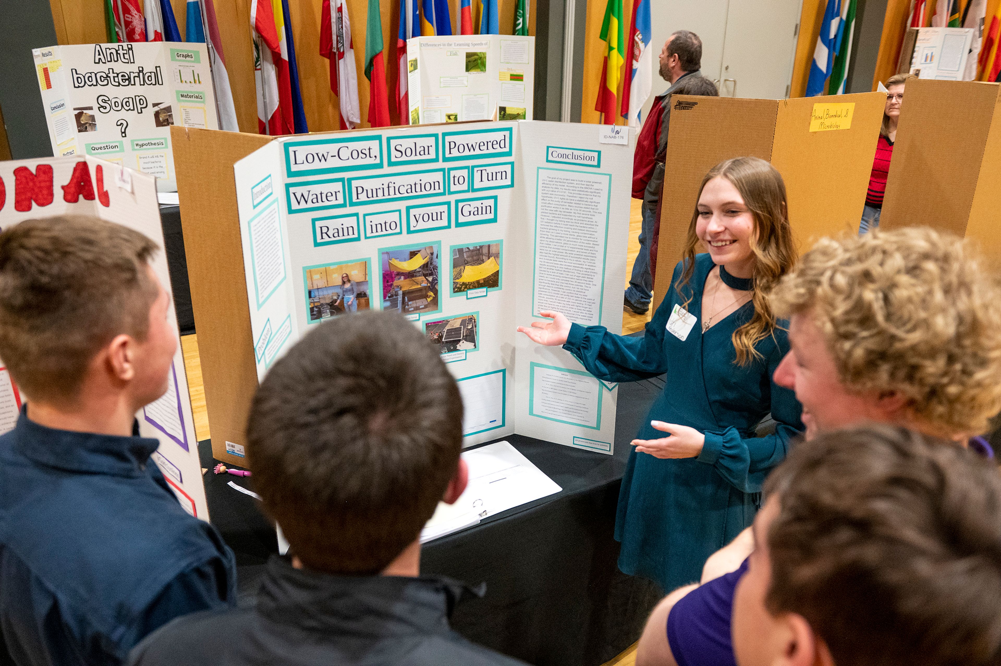 Kids’ work puts science on display at Moscow fair