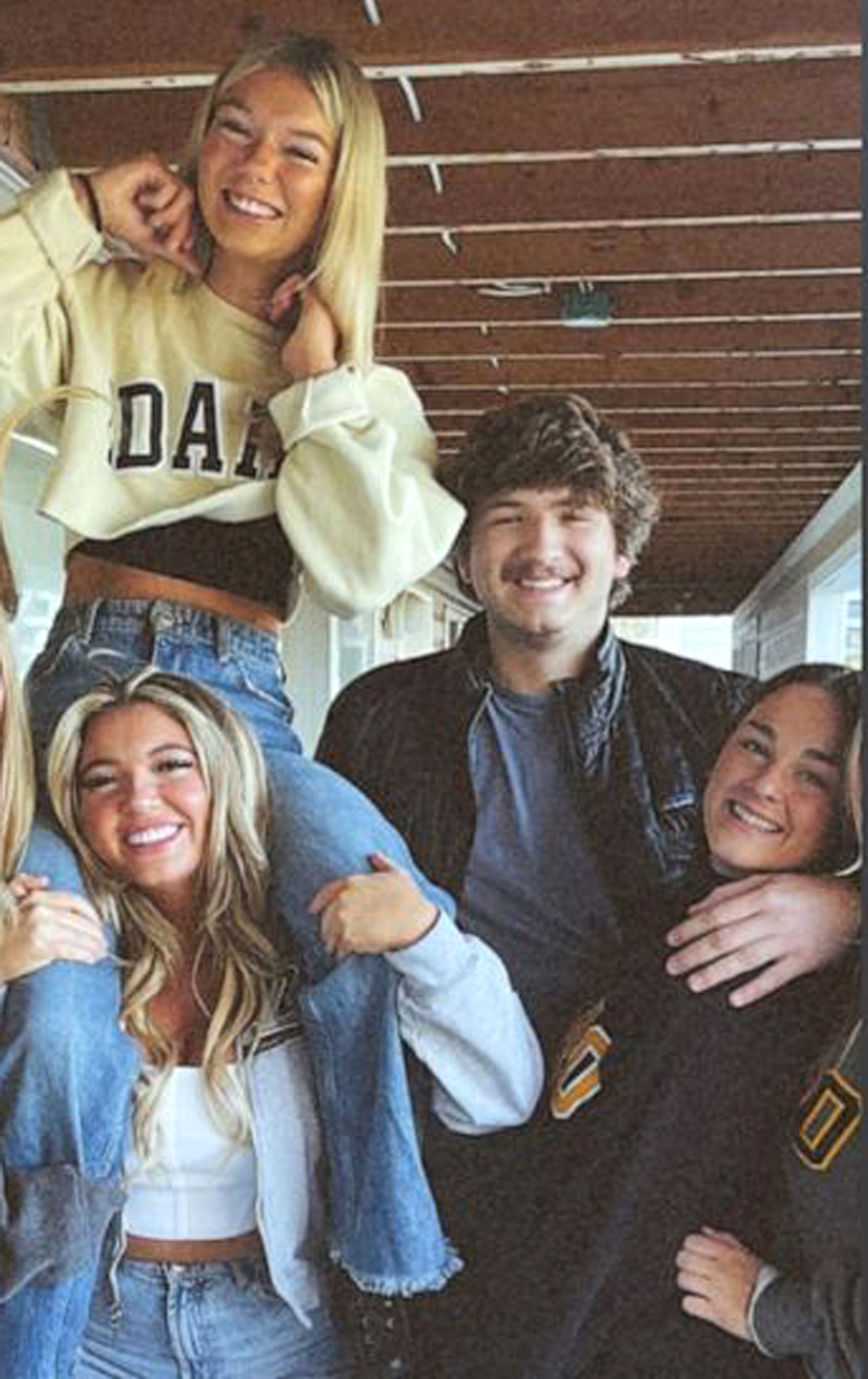 A photo posted by Kaylee Goncalves a few days before their deaths shows University of Idaho students, clockwise from upper left, Madison Mogen, Ethan Chapin, Xana Kernodle and Goncalves. The four were murdered at their residence in Moscow on Nov. 13.