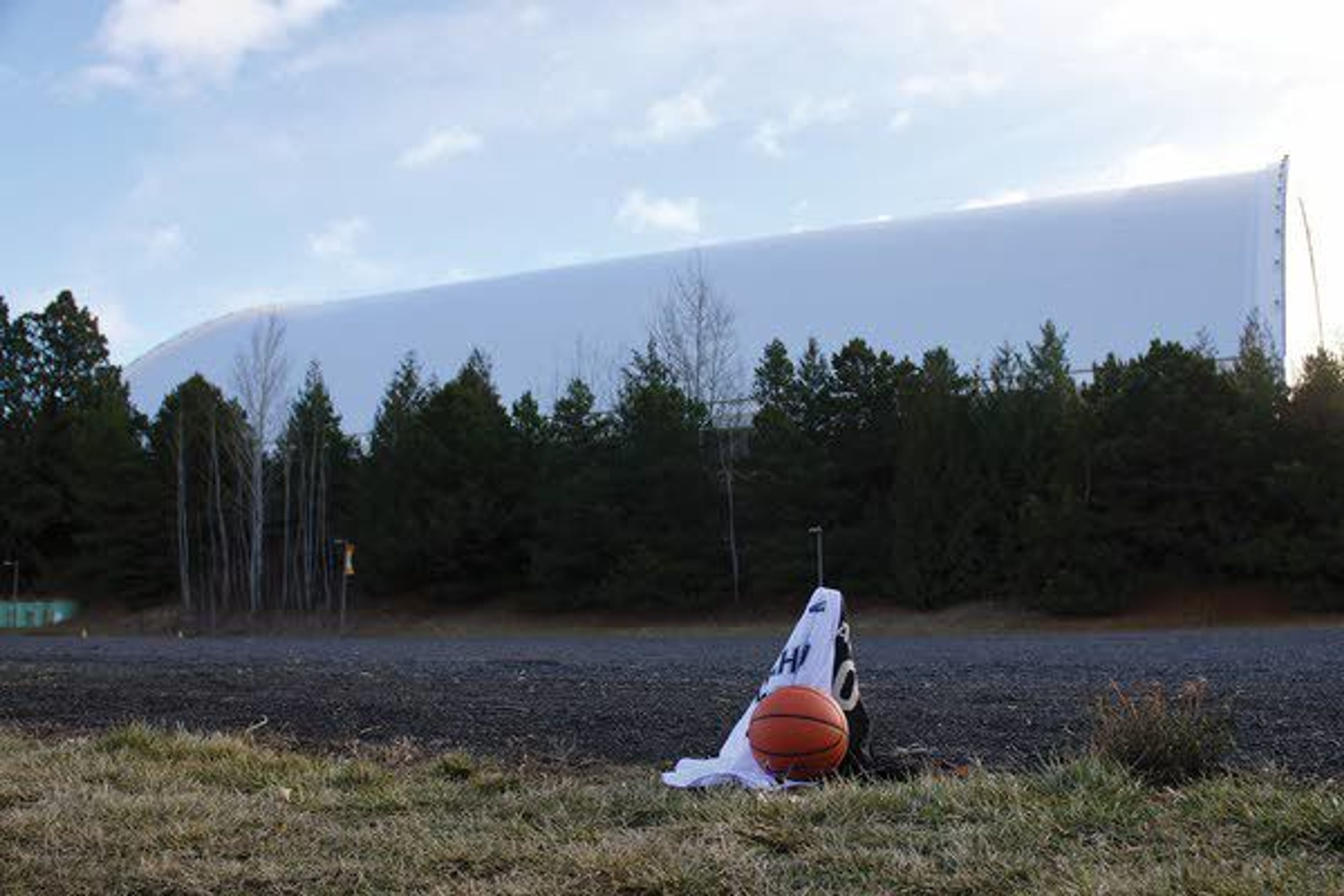 An empty field north of the UI Kibbie Dome will be the site of the school’s new basketball complex, the Idaho Central Credit Union Arena.