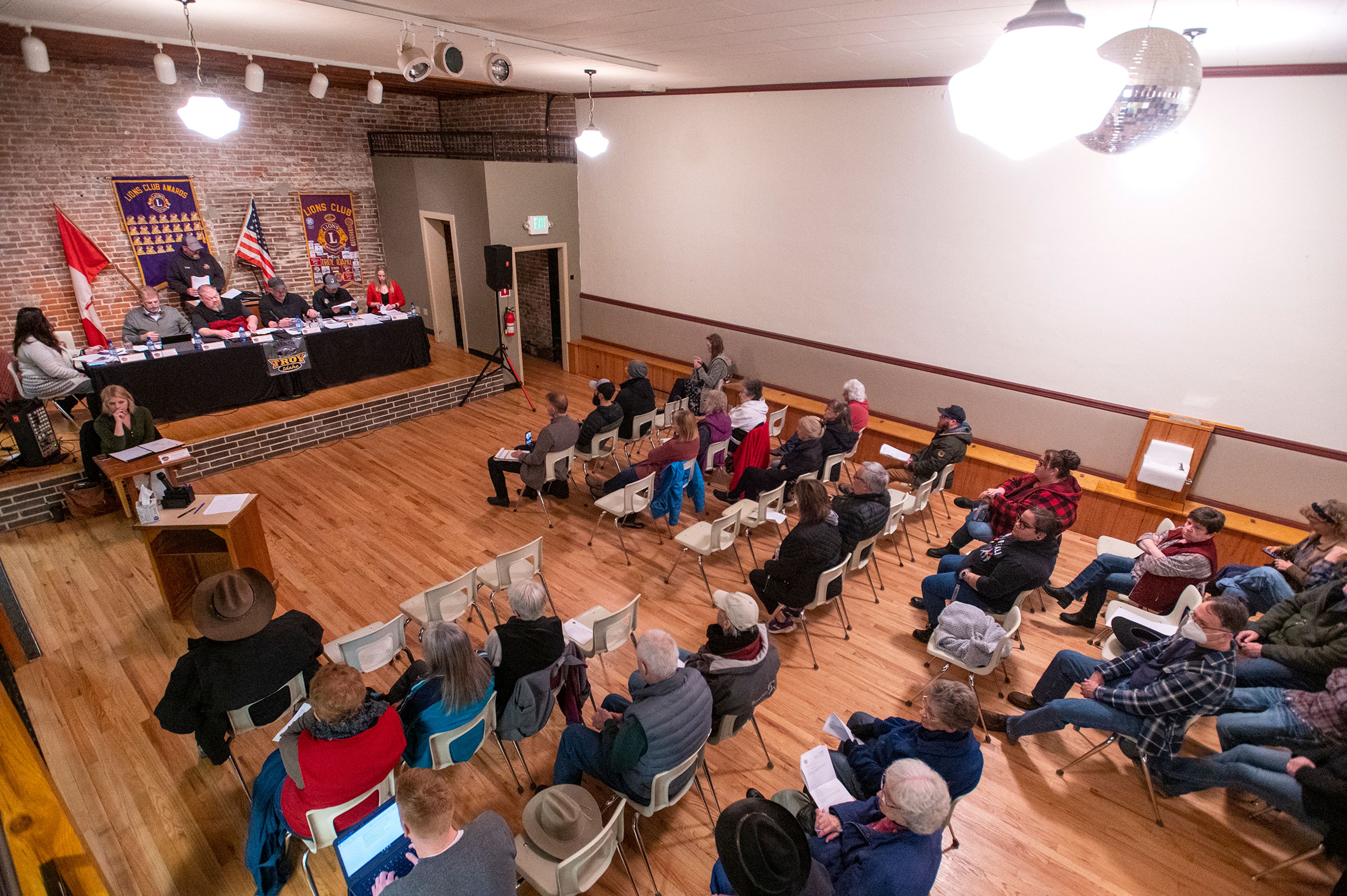 A public hearing for a conditional use permit on Main Street is held Wednesday at the Troy Lion’s Club.