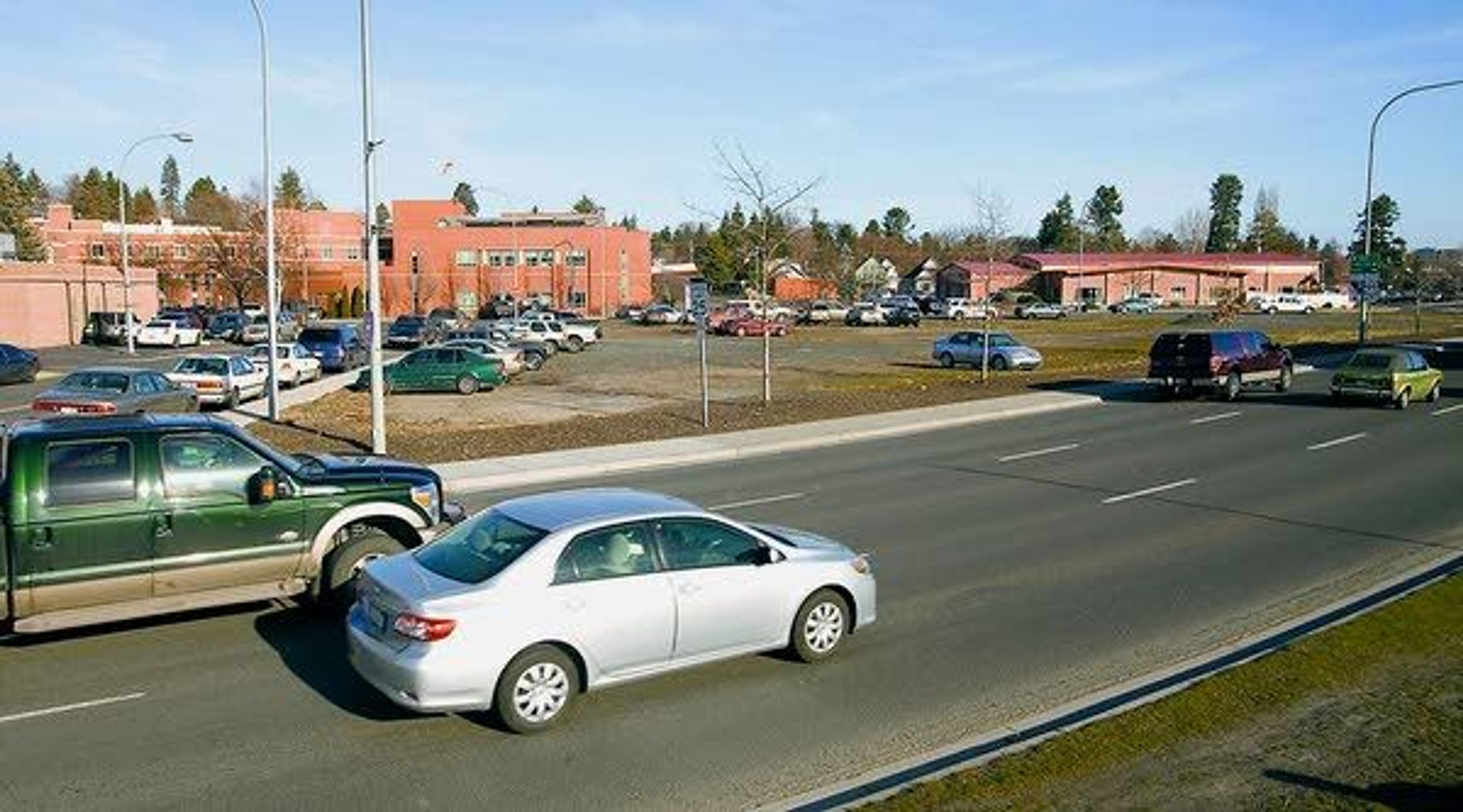 Gritman Medical Park LLC purchased this 32,000-square-foot triangular lot from Christ Church. The lot is located west of Gritman Medical Center, and is bordered by Main, Jackson and Eighth streets as shown by this Thursday photograph.