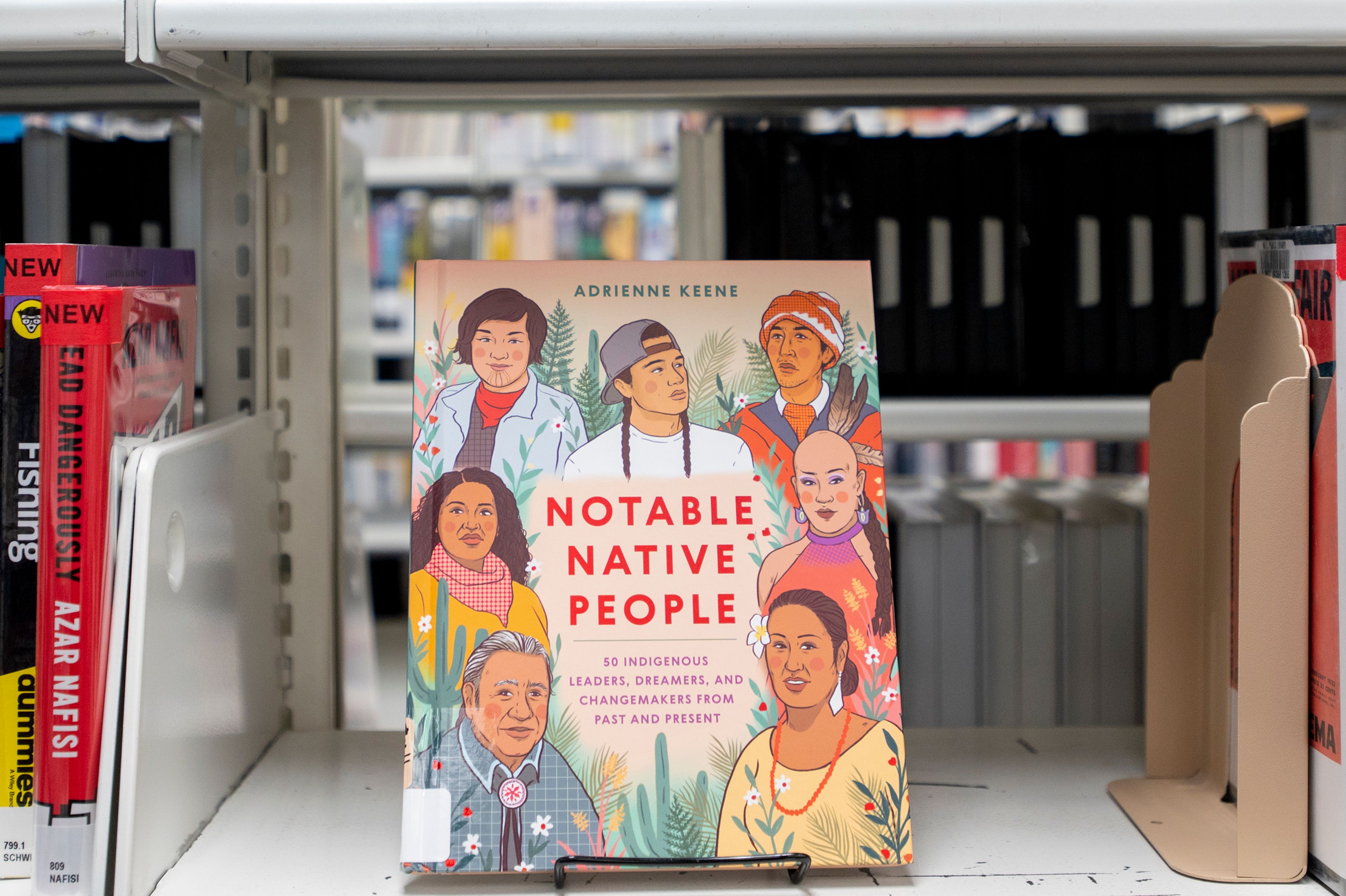 A new book honoring Native American Heritage Month is photographed Wednesday at the Neill Public Library in Pullman.