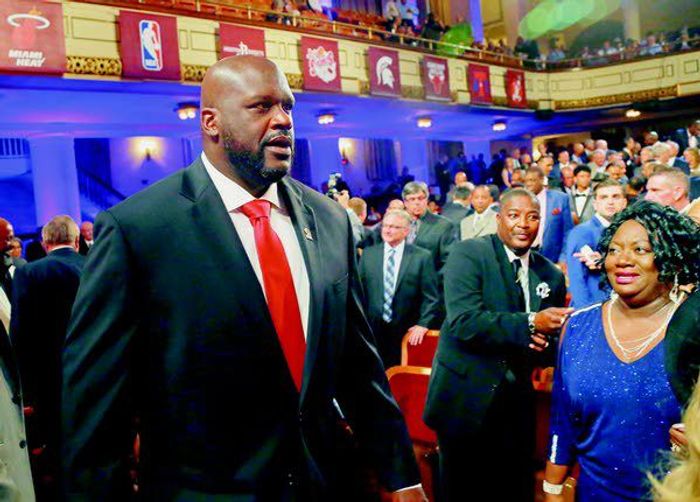 Iverson, Shaq headline Hall of Fame ceremony