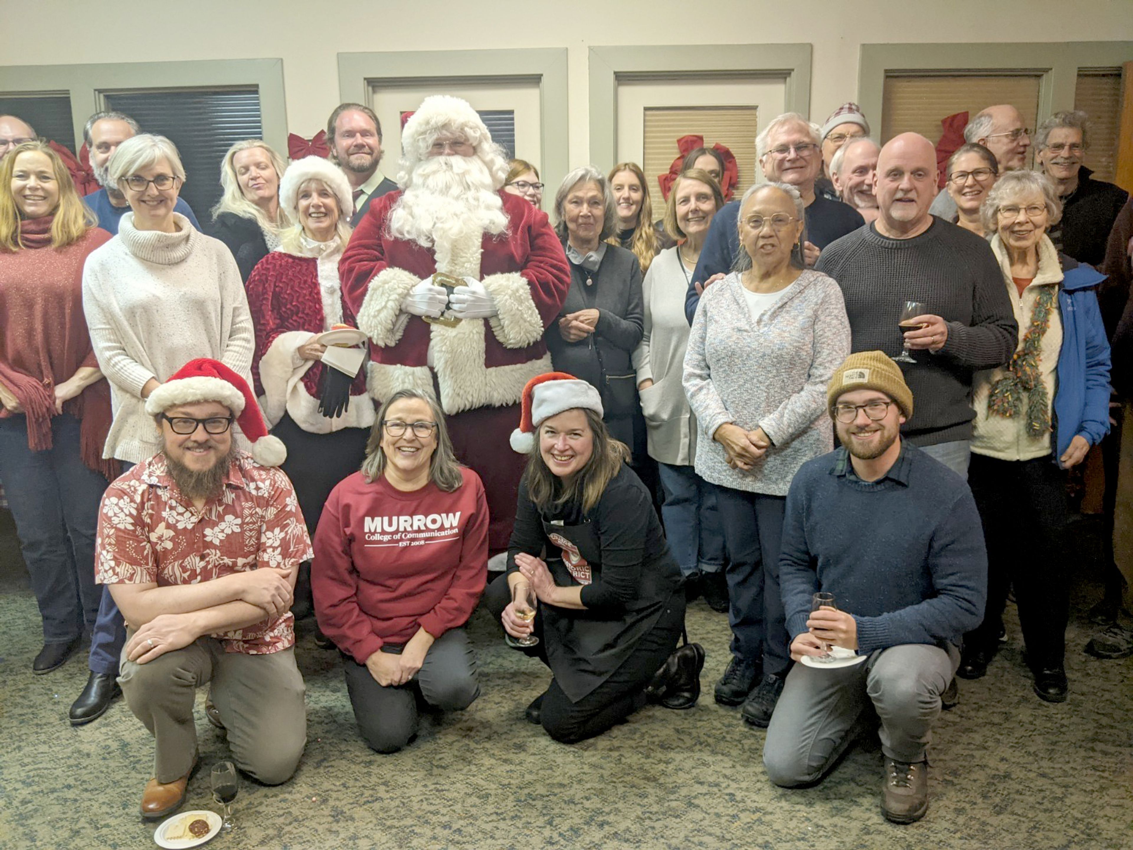 The College Hill Association hosted a holiday party for supporting members and community partners at the Pullman Depot Heritage Center on Dec. 3.