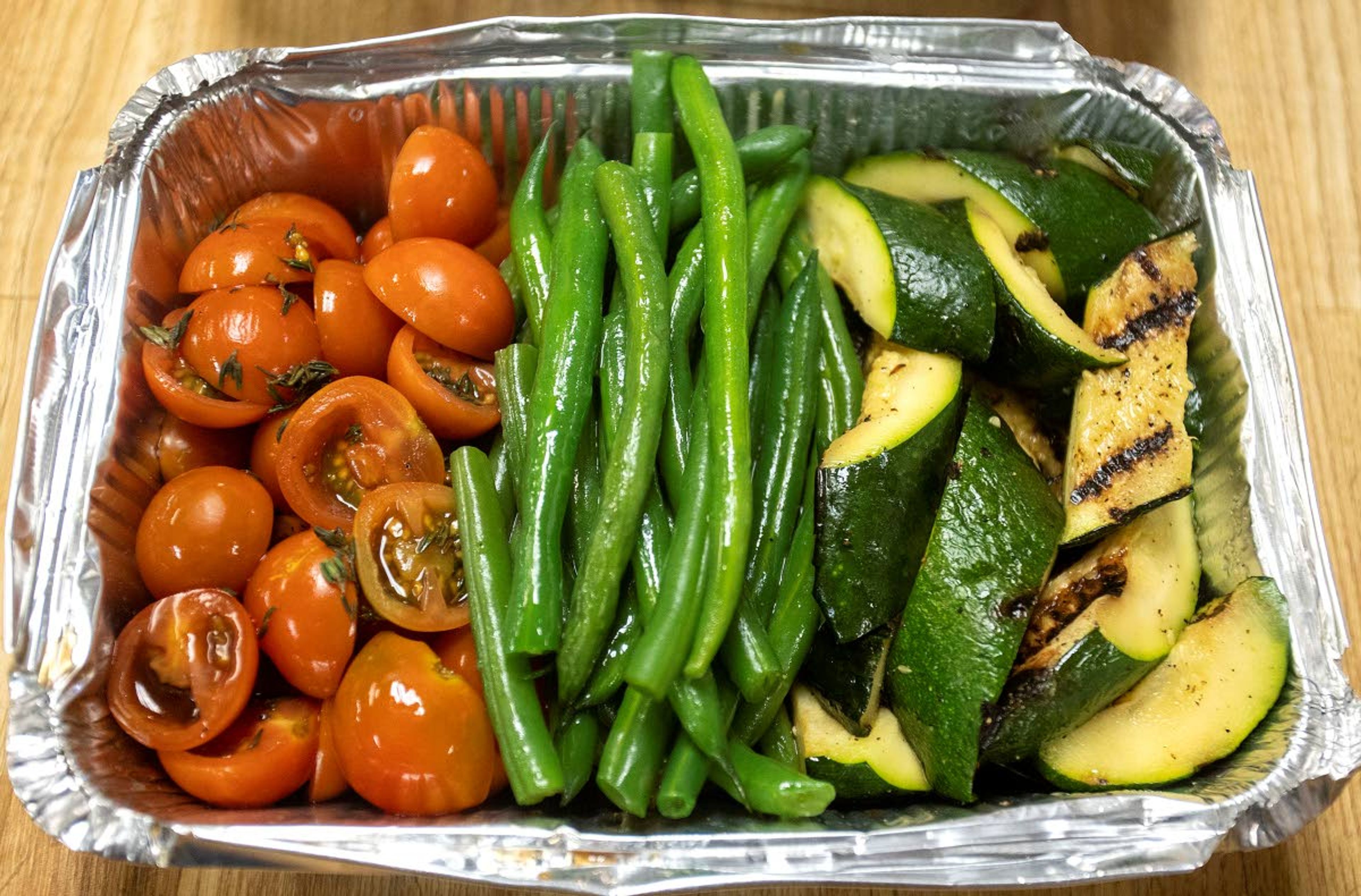 Part of a Feed a Family meal is seen Monday at Bloom Cafe in Moscow.