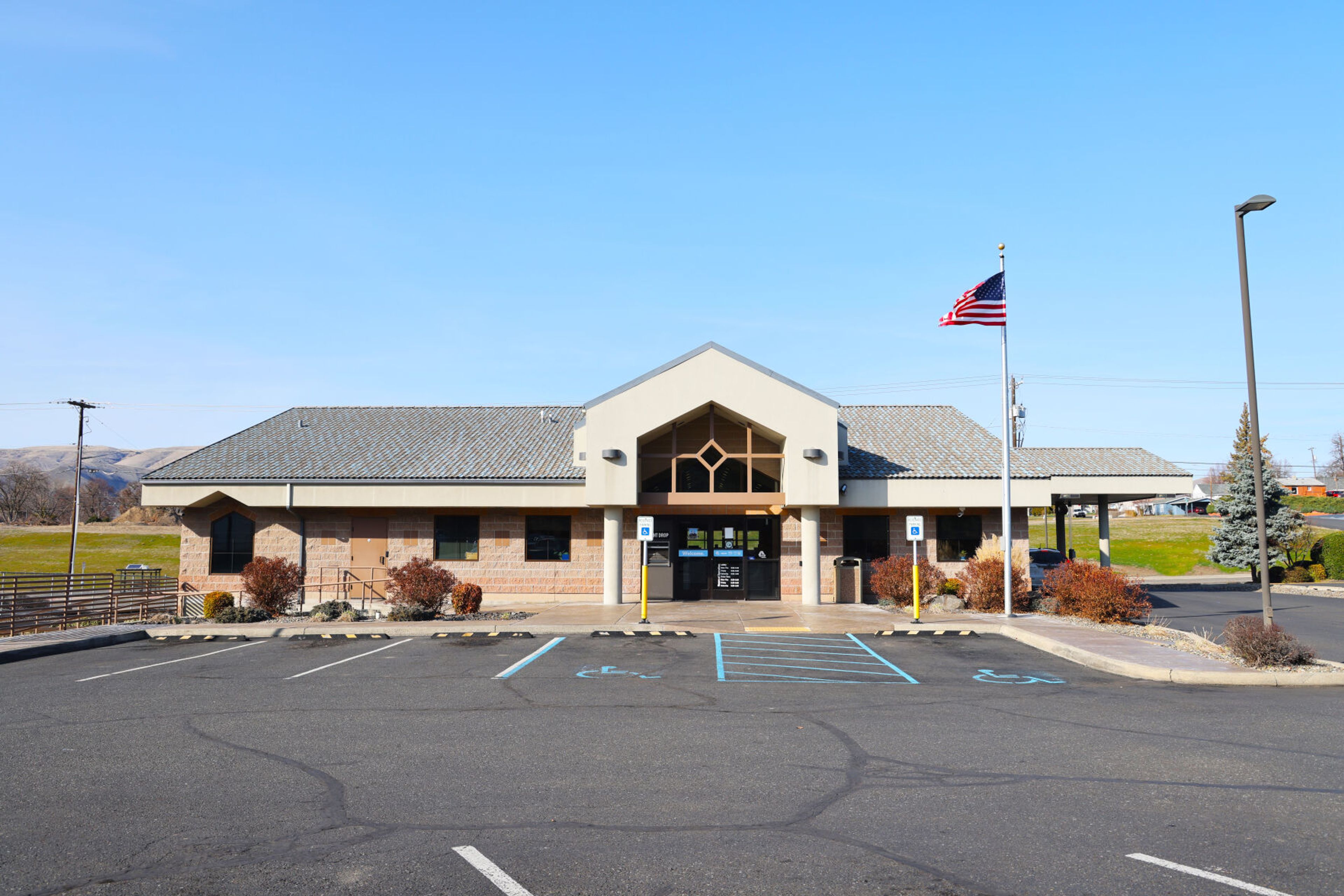 Potlatch No. 1 Financial Credit Union serves customers at this branch at 654 South Way in Lewiston. It is one of 34 branches overseen by Chris Loseth, P1FCU's president and CEO, who is marking his 35th year in his position.