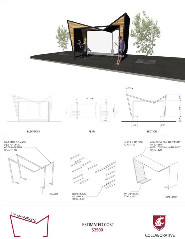Pullman council hears ideas for better bus stop design