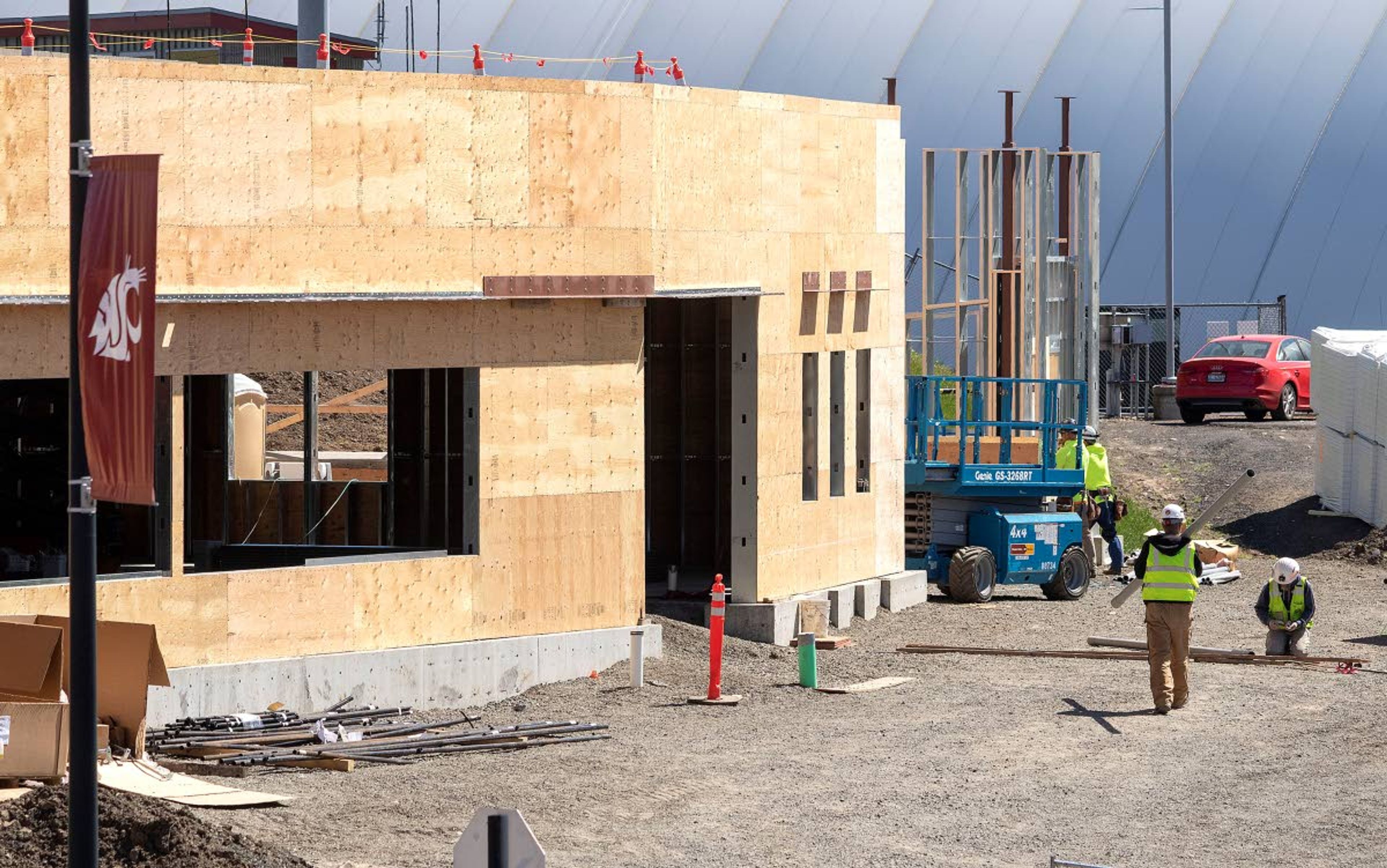 WSU baseball facility taking shape